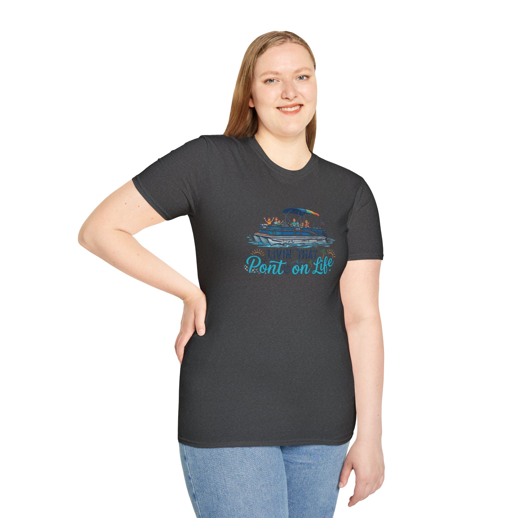 Pontoon Life T-Shirt — "Livin' That Pontoon Life" Boating Tee