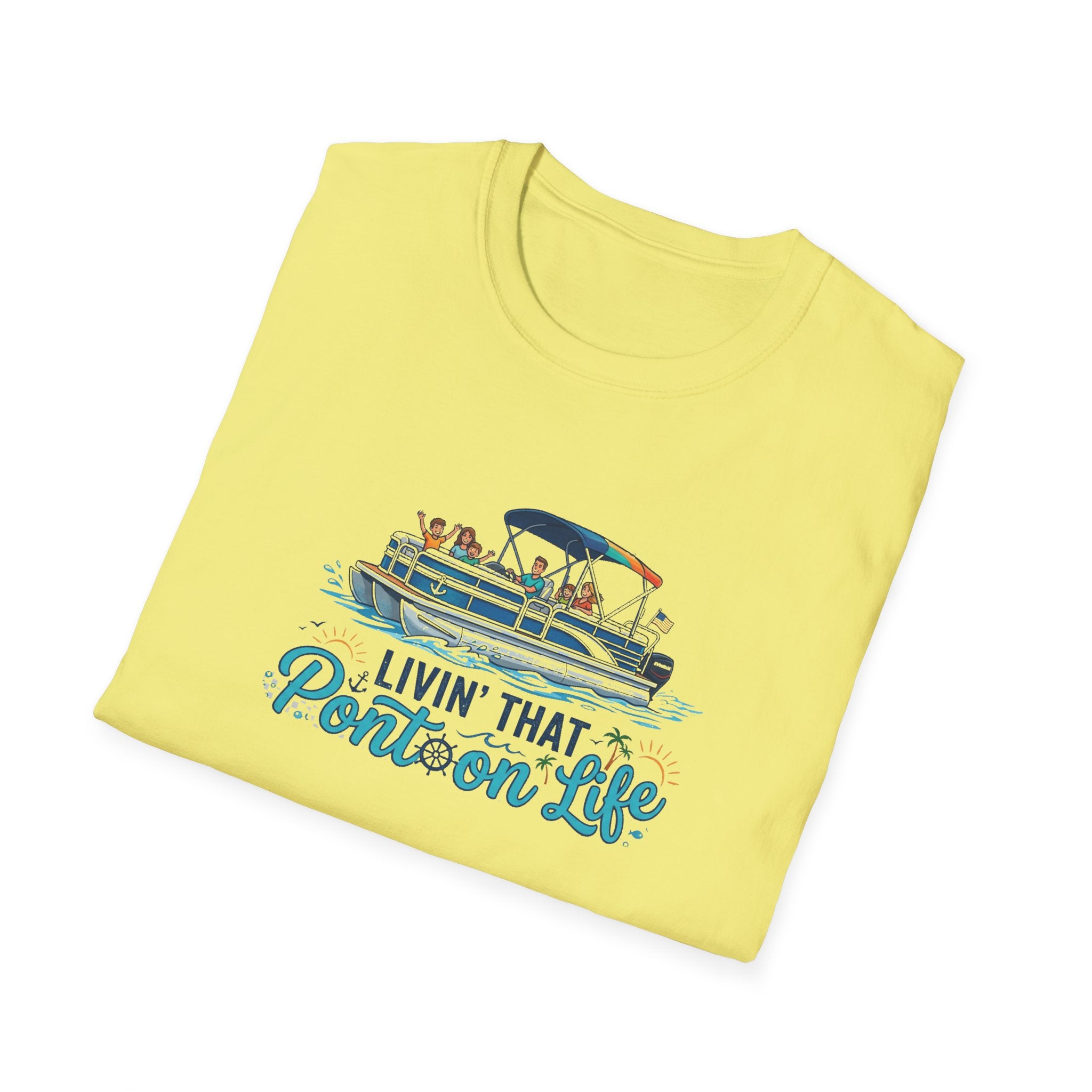 Pontoon Life T-Shirt — "Livin' That Pontoon Life" Boating Tee