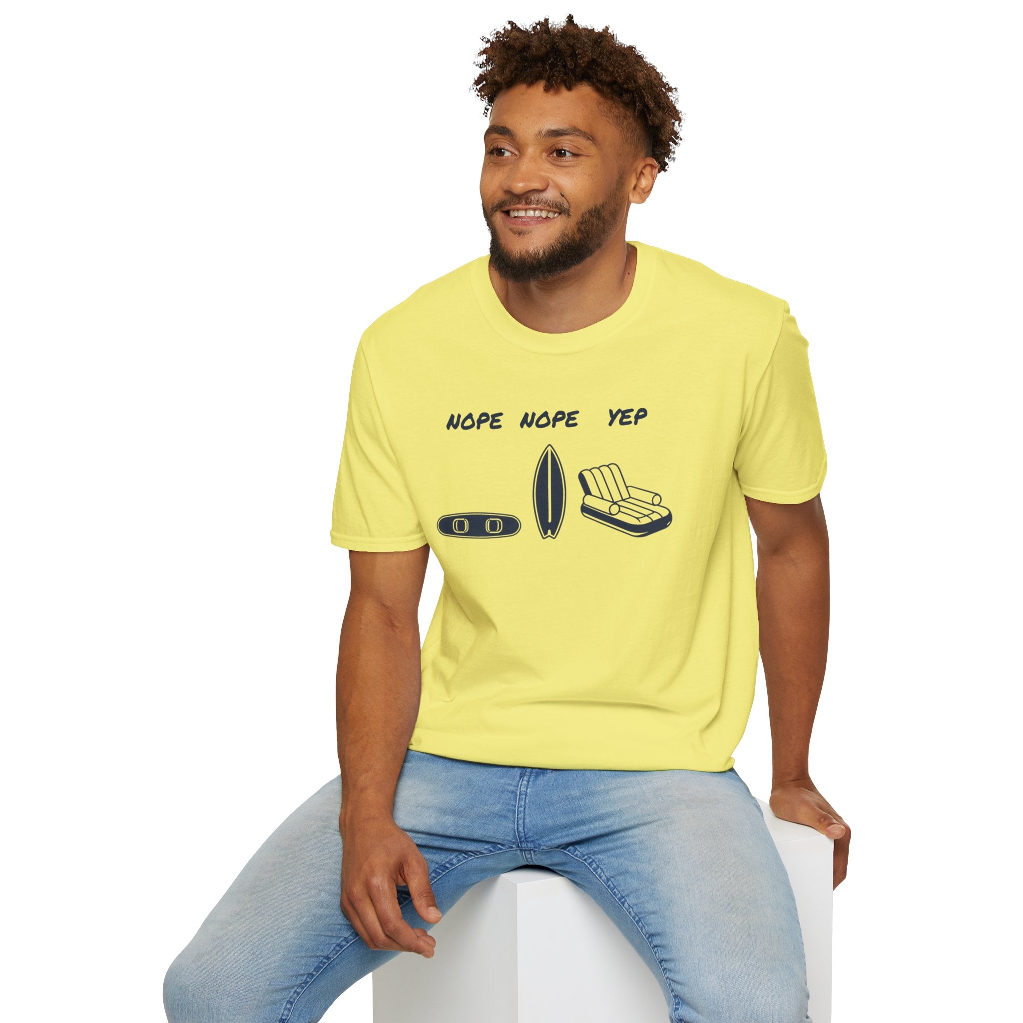 Nope Nope Yep Surf & Float Graphic T-Shirt