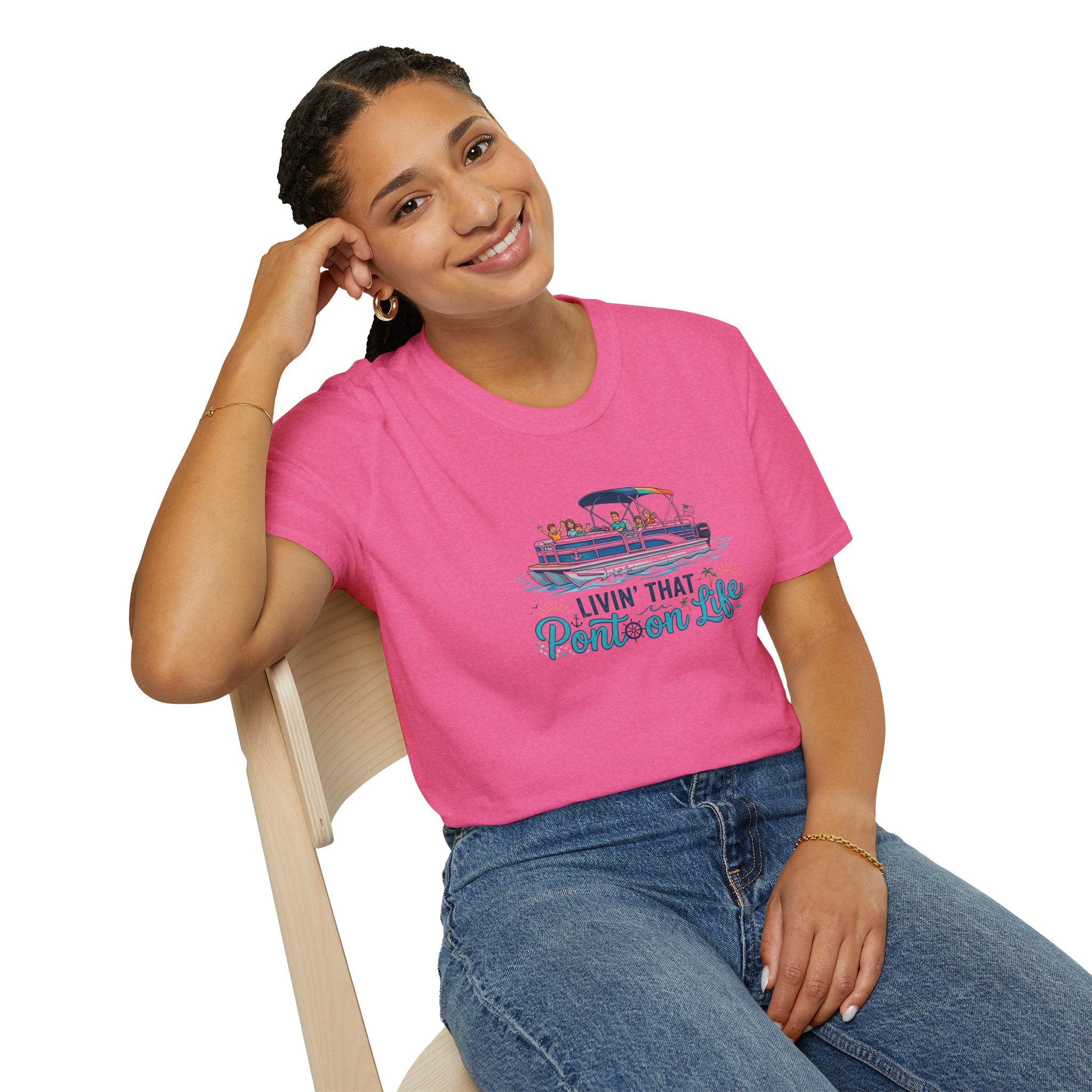 Pontoon Life T-Shirt — "Livin' That Pontoon Life" Boating Tee