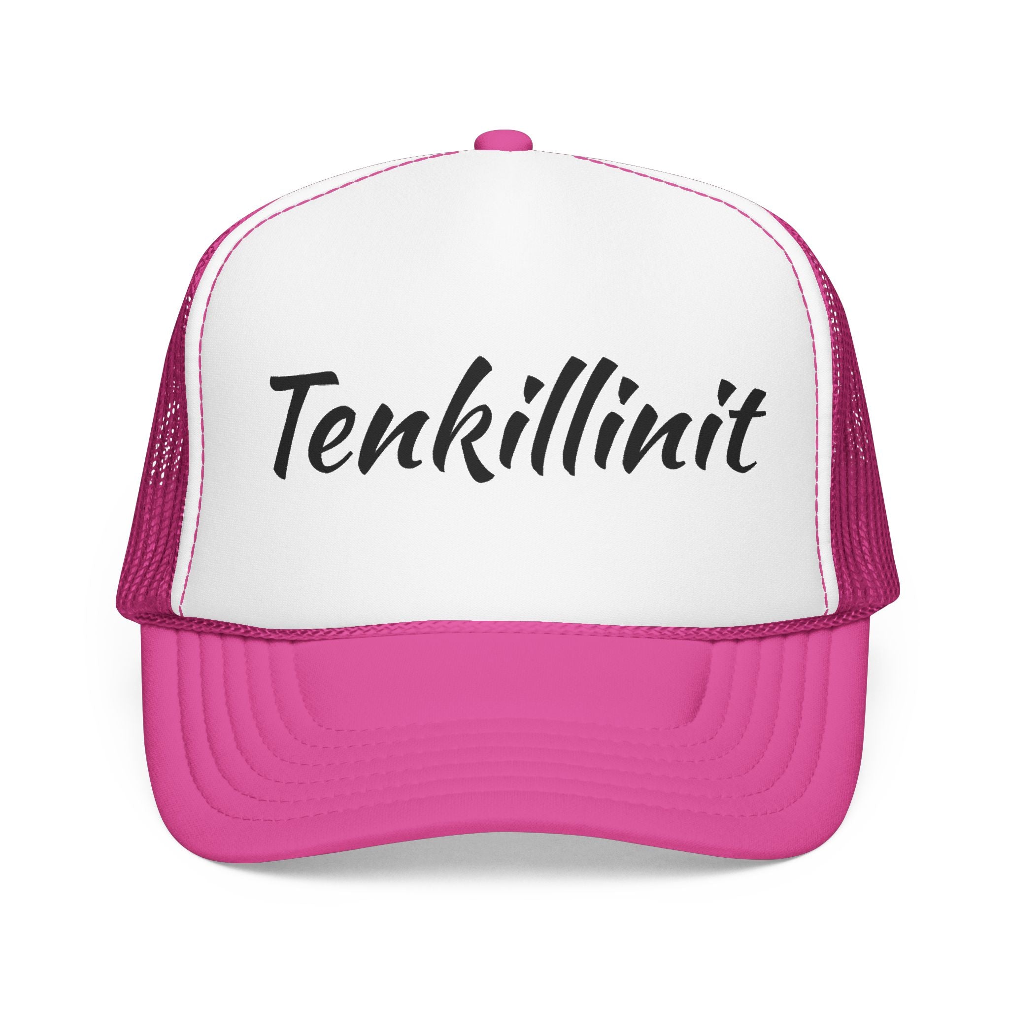 Tenkillinit Trucker Hat – Retro Foam Mesh Baseball Cap