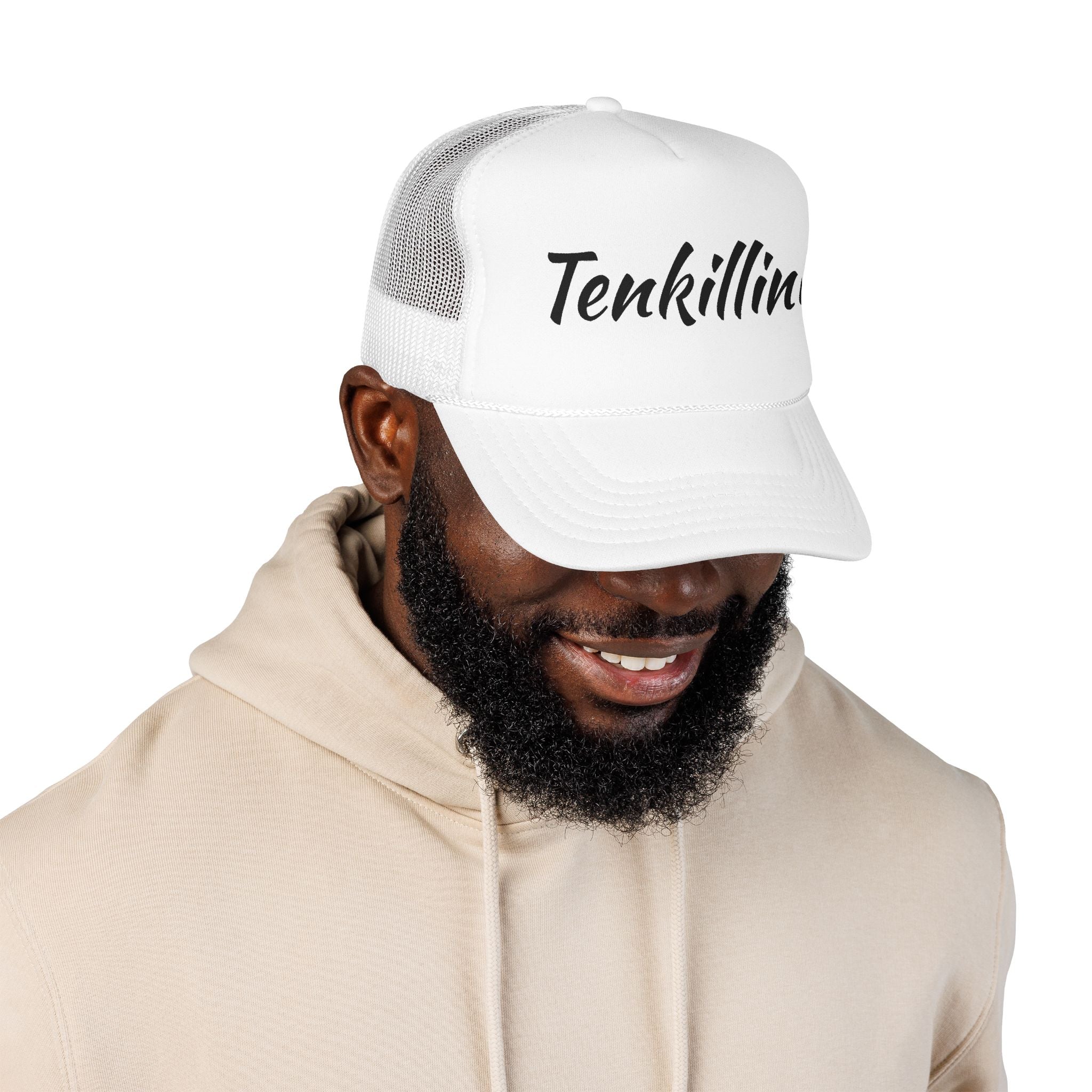Tenkillinit Trucker Hat – Retro Foam Mesh Baseball Cap