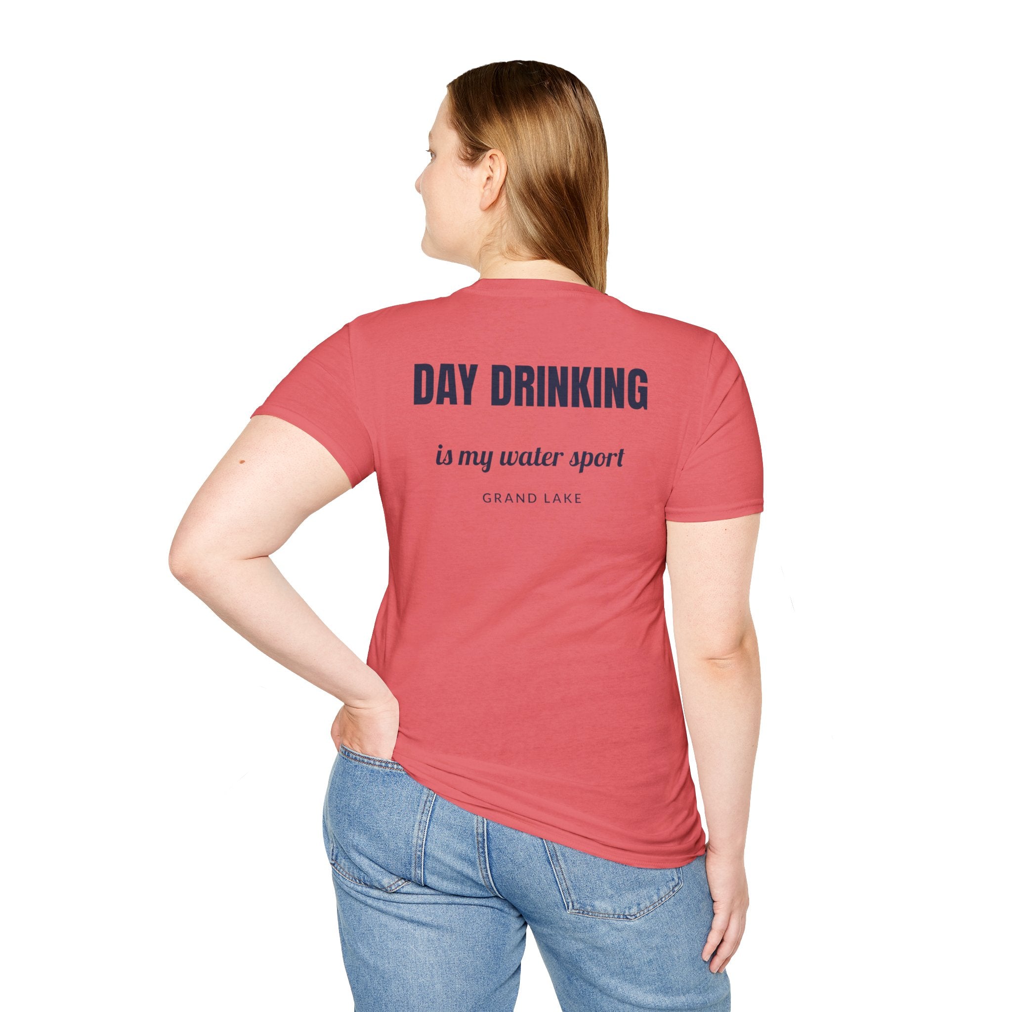 Day Drinking Grand Lake T-Shirt — 'Day Drinking Is My Water Sport'