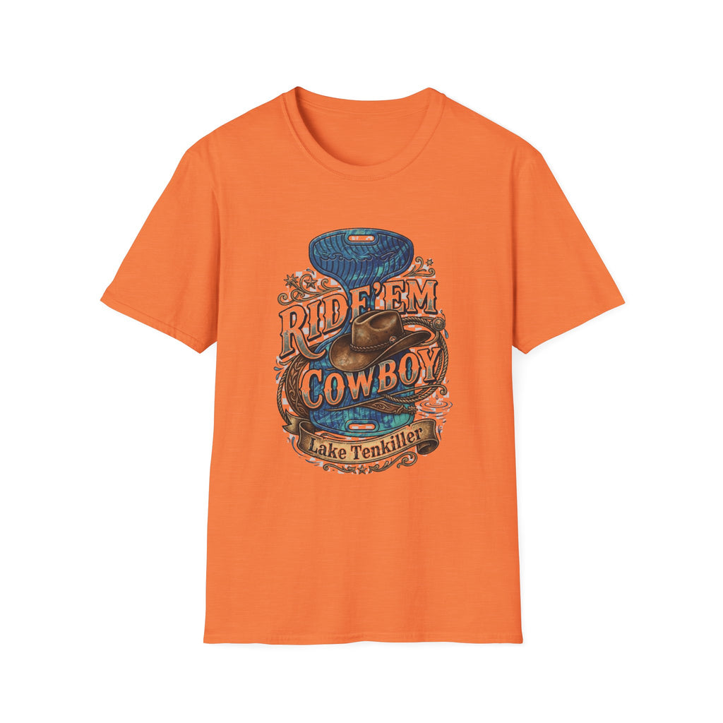 Water Saddle T-Shirt — "Ride 'Em Cowboy" Western Graphic Tee