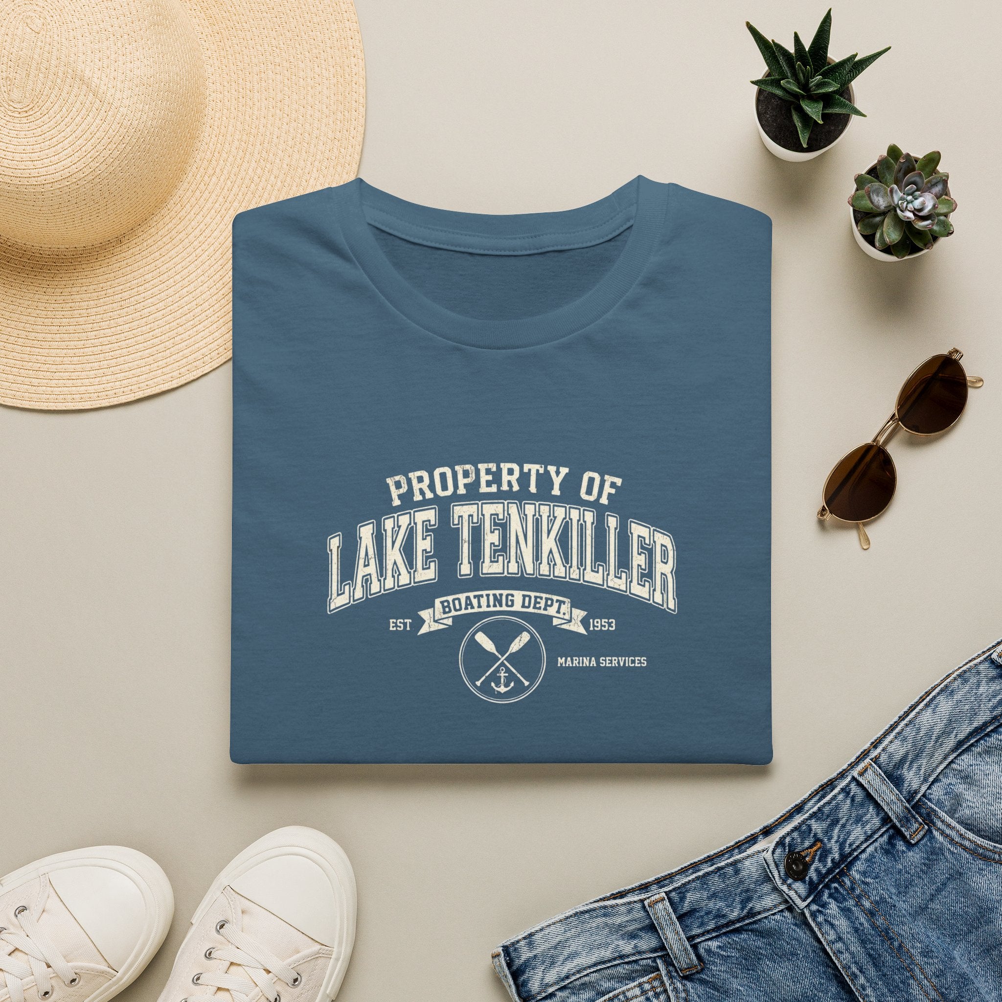 Lake Tenkiller T-Shirt – "Property of Lake Tenkiller" Vintage Boating Tee