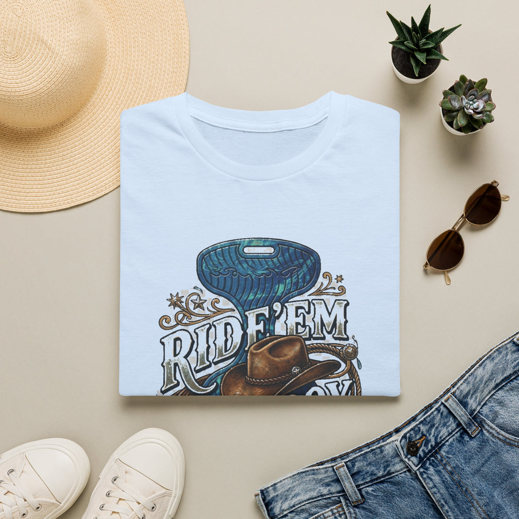 Water Saddle T-Shirt — "Ride 'Em Cowboy" Western Graphic Tee