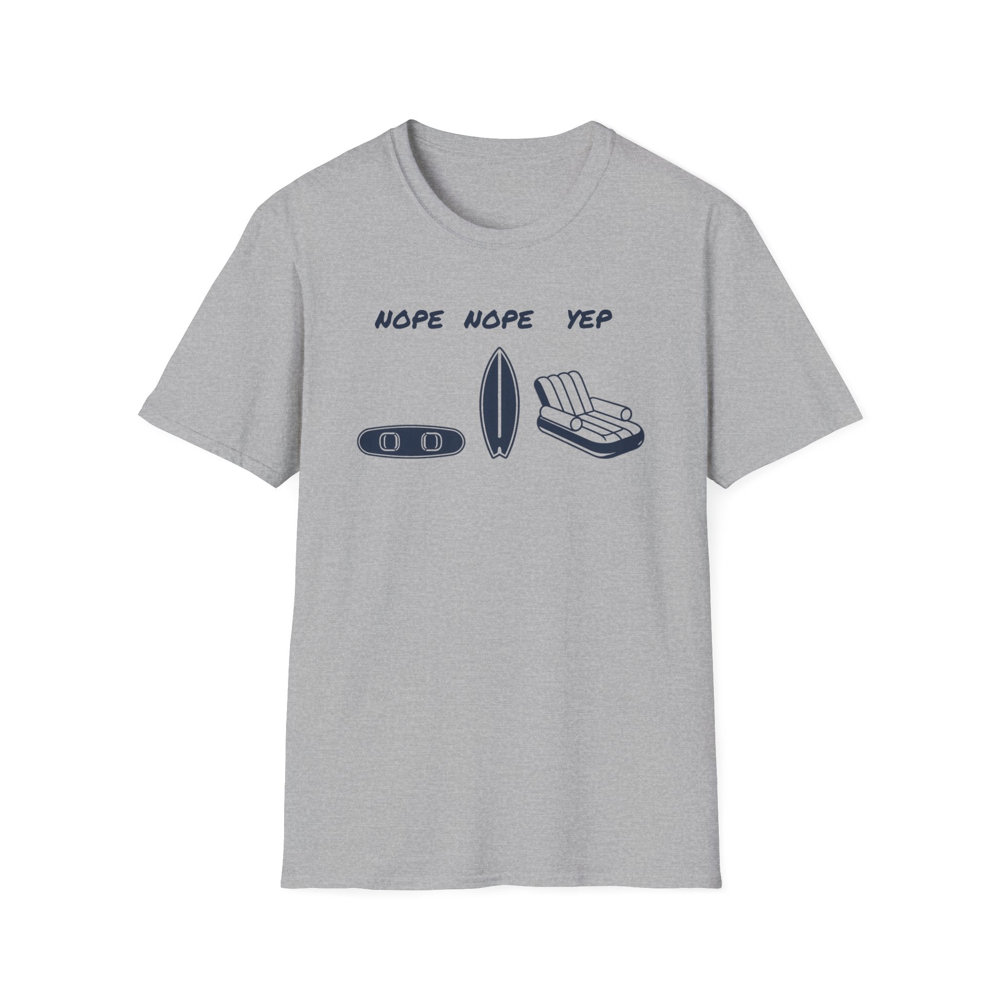 Nope Nope Yep Surf & Float Graphic T-Shirt