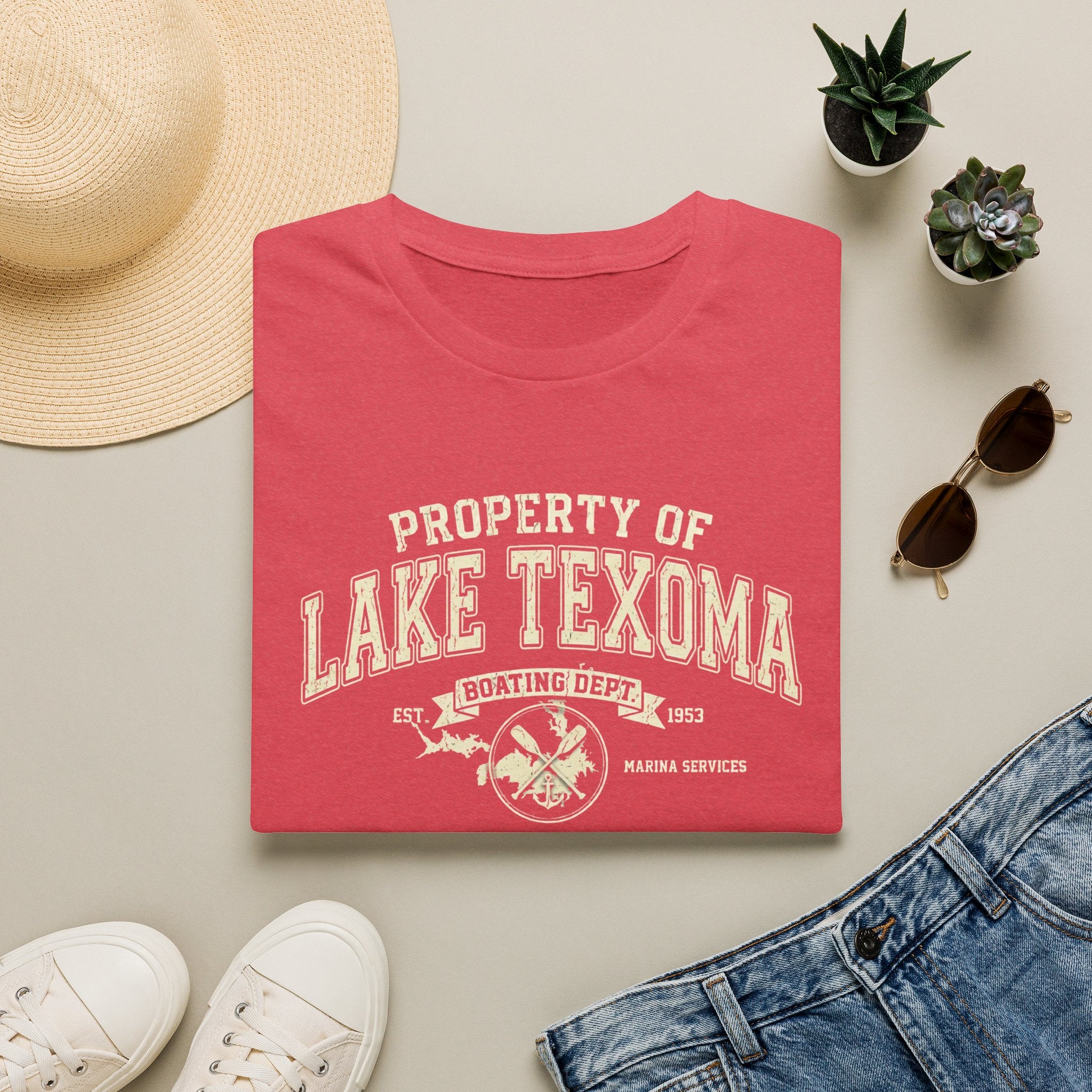 Property of Lake Texoma Boating Dept T-Shirt