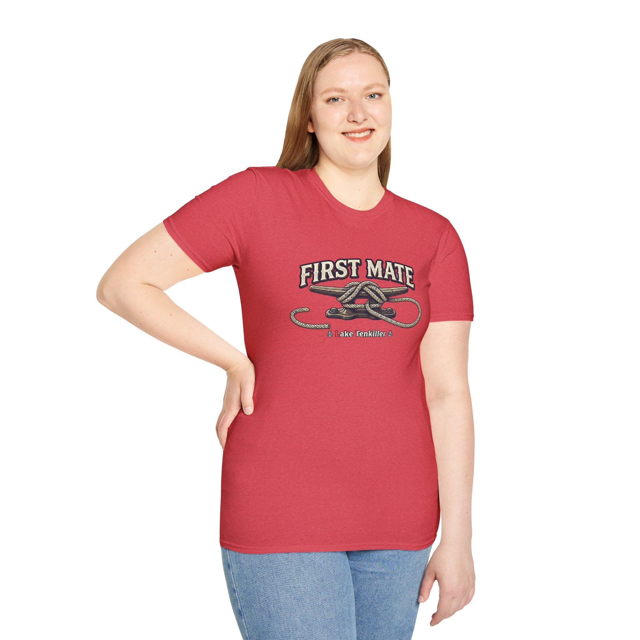 First Mate T-Shirt – Nautical Knot Crew Shirt (Lake Tankiller)