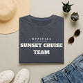 Sunset Cruise Team T-Shirt — 'Official' Crew Tee for Beach, Boat & Vacation