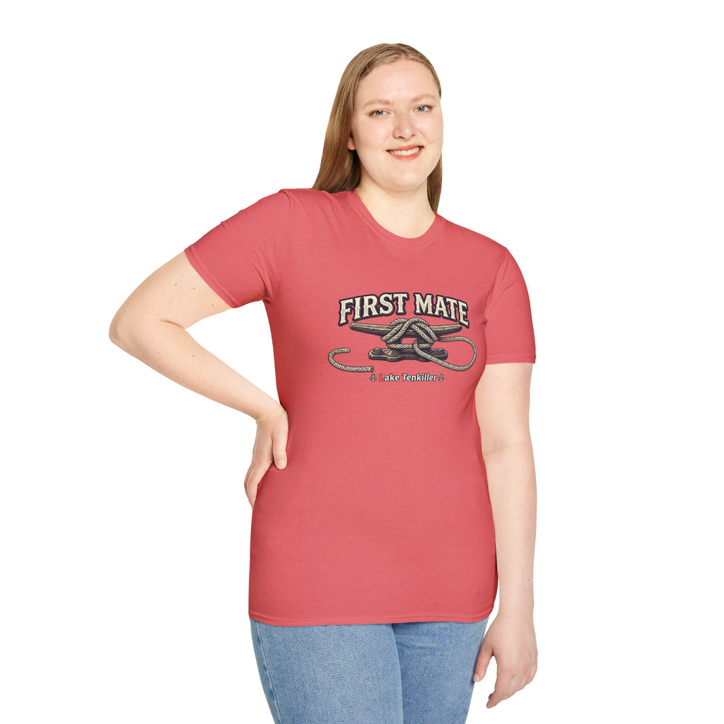 First Mate T-Shirt – Nautical Knot Crew Shirt (Lake Tankiller)
