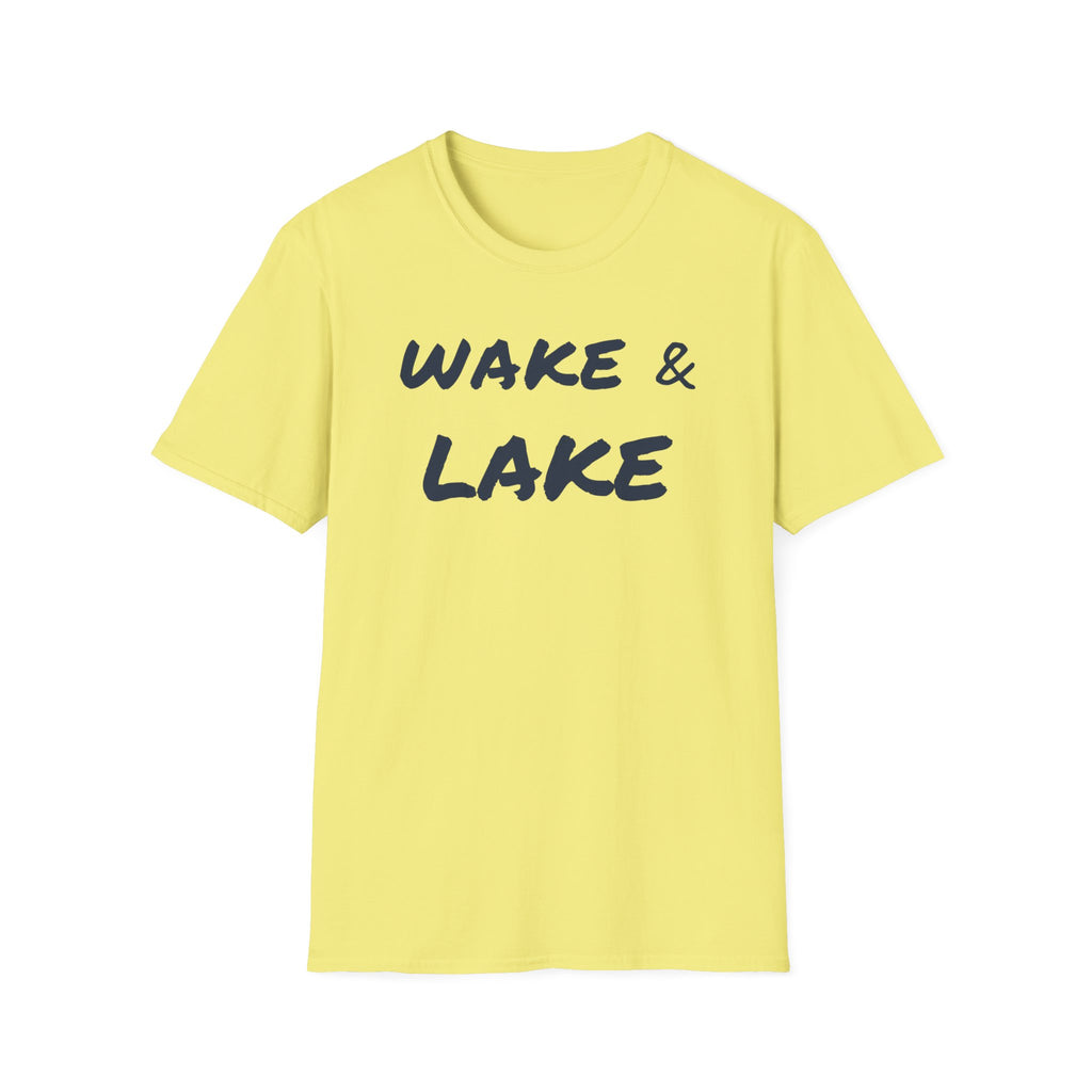 Wake & Lake T‑Shirt — Relaxed Lakeside Vacation Tee