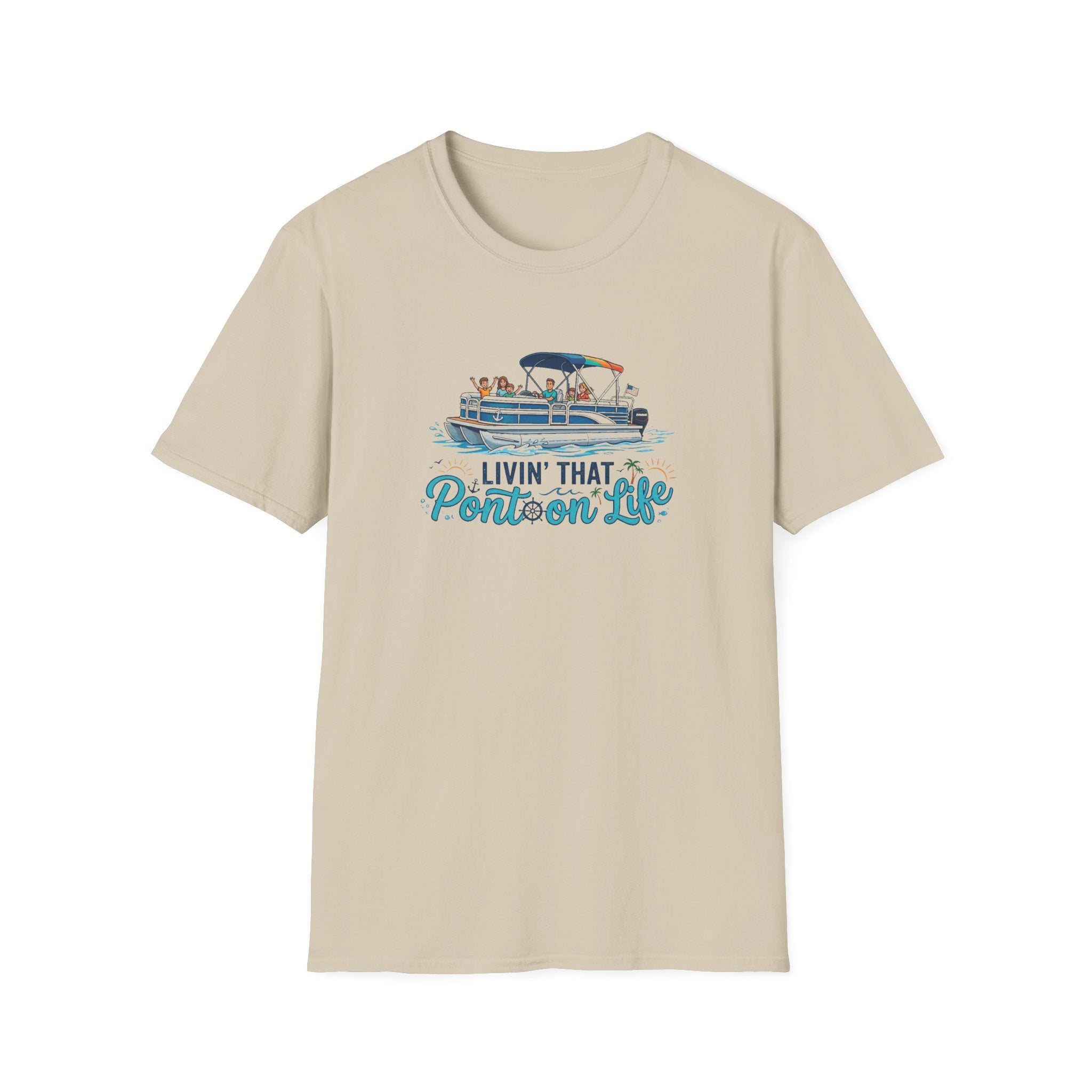 Pontoon Life T-Shirt — "Livin' That Pontoon Life" Boating Tee