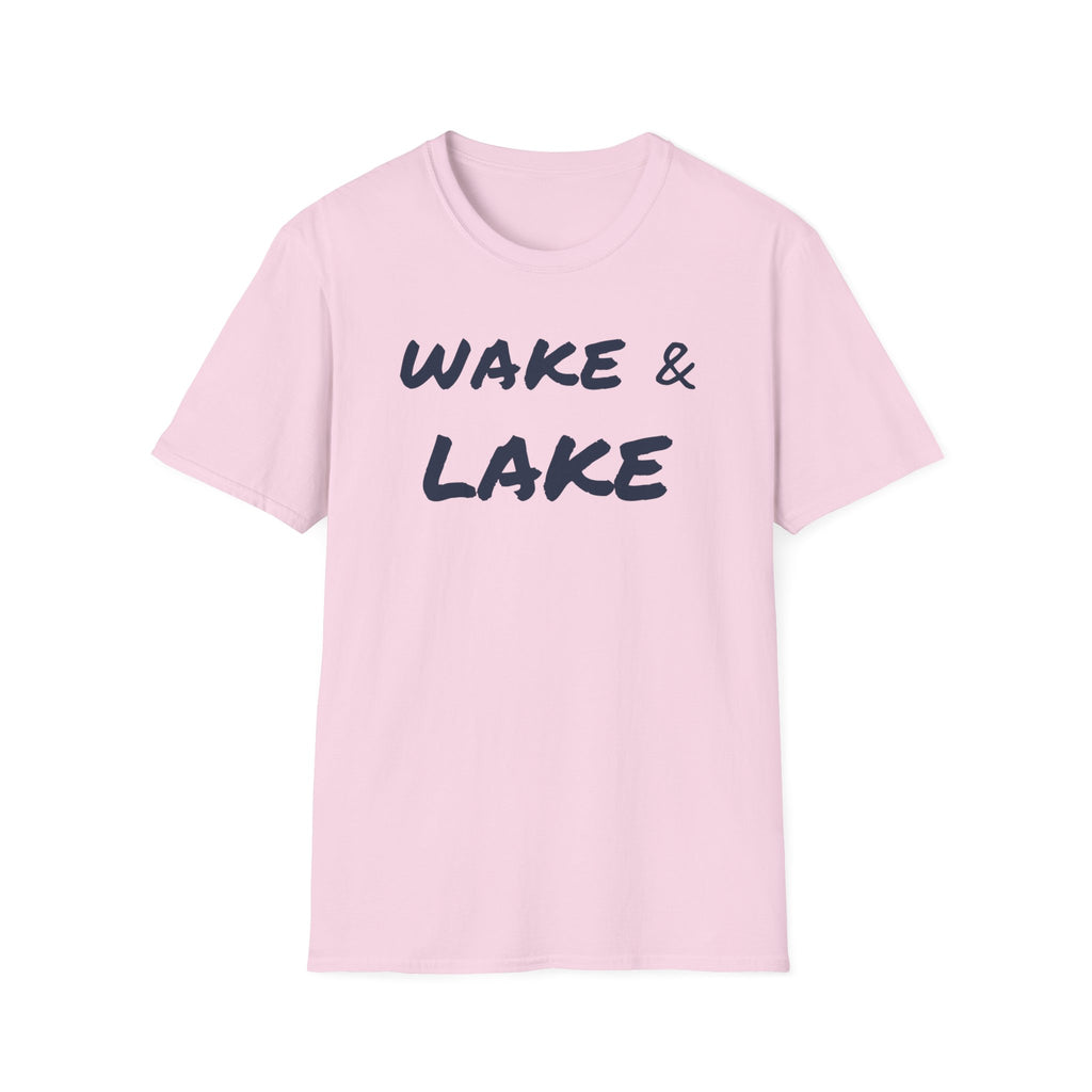 Wake & Lake T‑Shirt — Relaxed Lakeside Vacation Tee