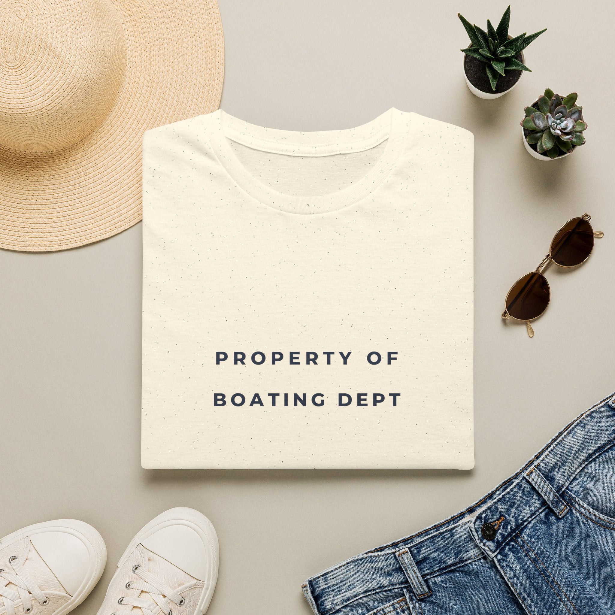 Property Of Boating Dept T-Shirt