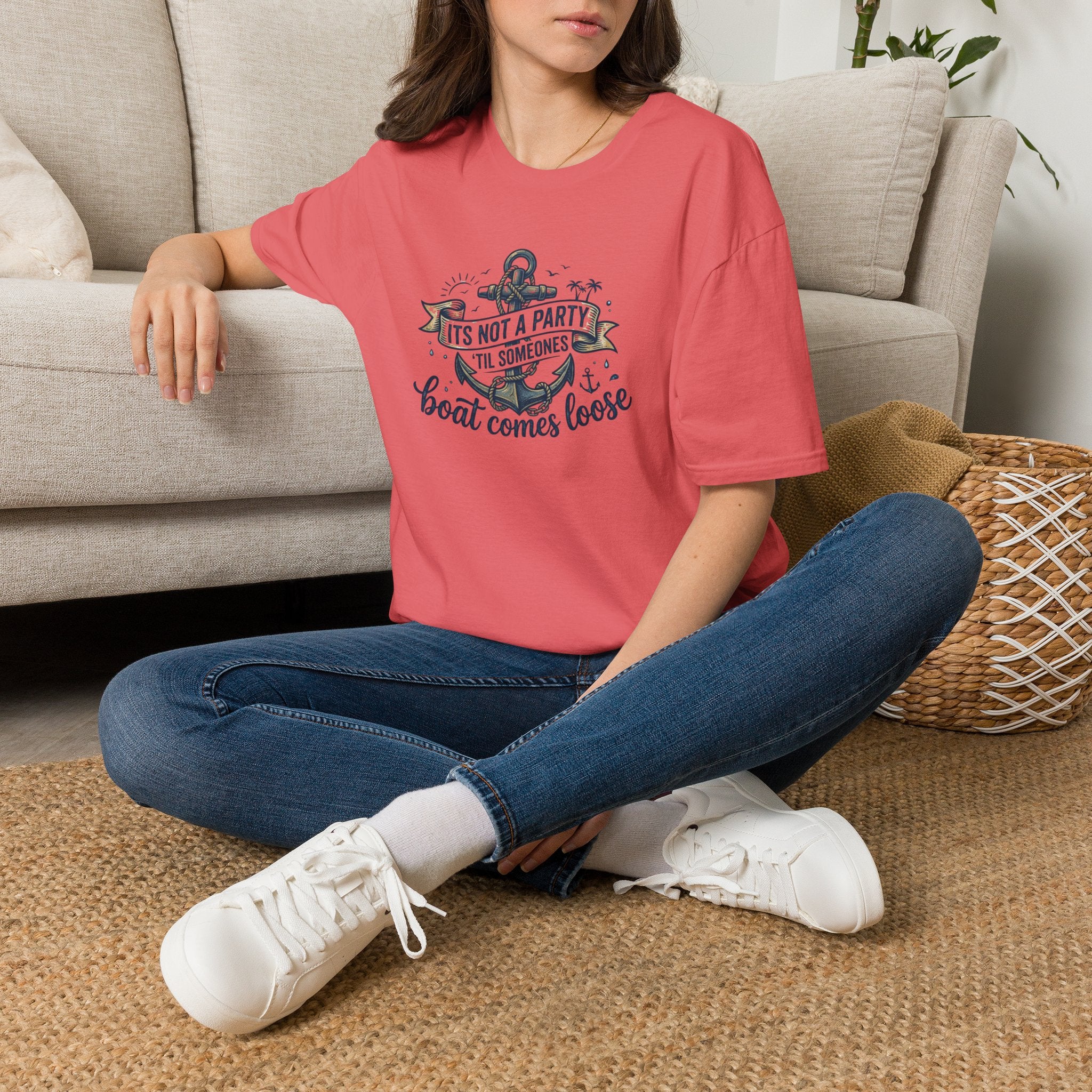 Boat Party T-Shirt — "It's Not a Party 'Til Someone's Boat Comes Loose" Nautical Graphic Tee