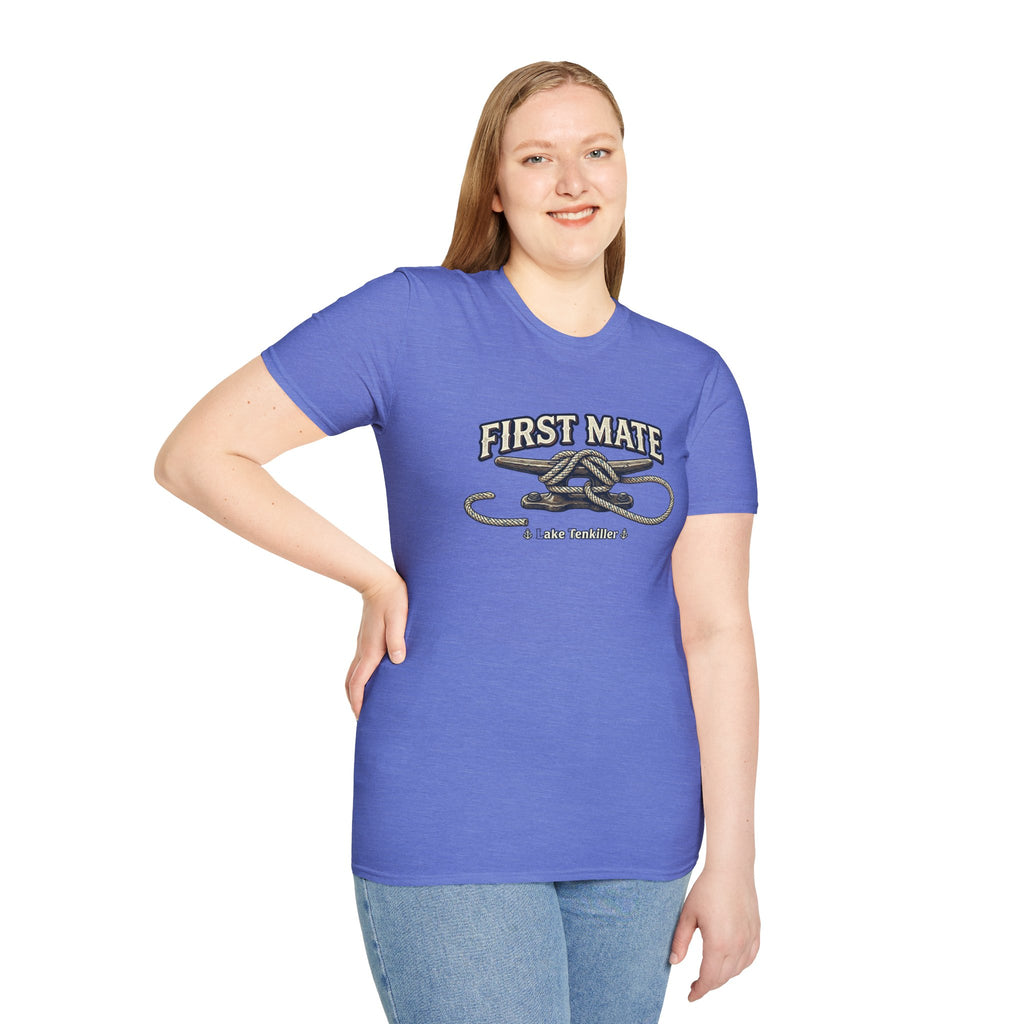 First Mate T-Shirt – Nautical Knot Crew Shirt (Lake Tankiller)