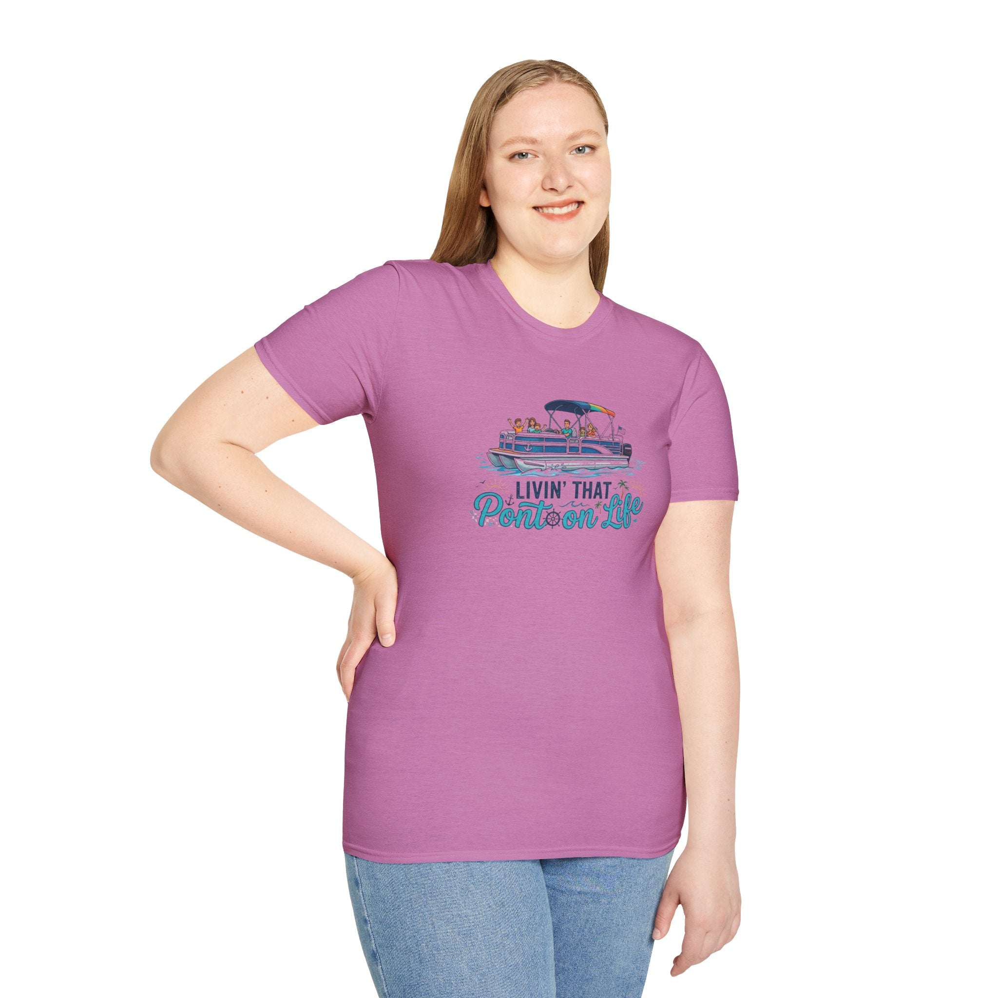 Pontoon Life T-Shirt — "Livin' That Pontoon Life" Boating Tee