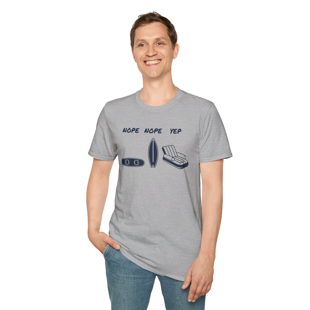 Nope Nope Yep Surf & Float Graphic T-Shirt