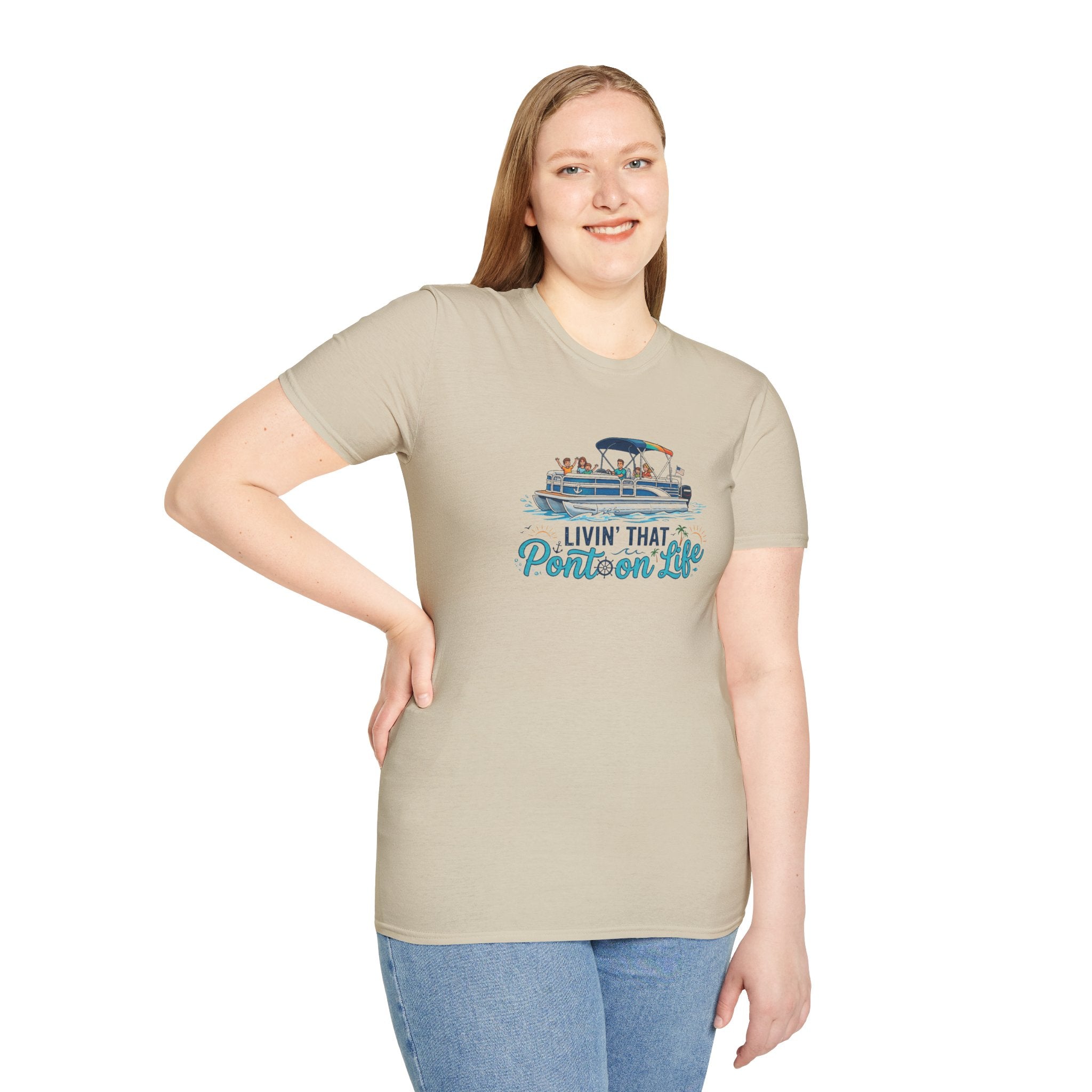 Pontoon Life T-Shirt — "Livin' That Pontoon Life" Boating Tee