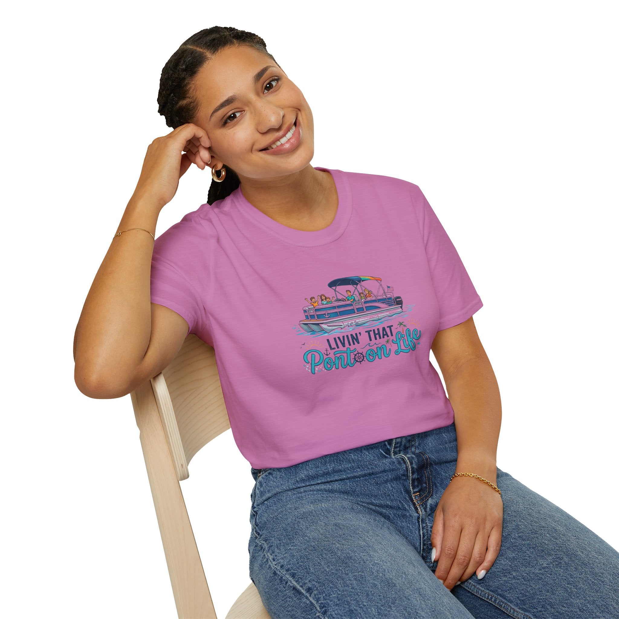 Pontoon Life T-Shirt — "Livin' That Pontoon Life" Boating Tee