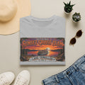 Sunset Cruise Team Lake Tenkiller T-Shirt — Retro Lake Sunset Boat Tee