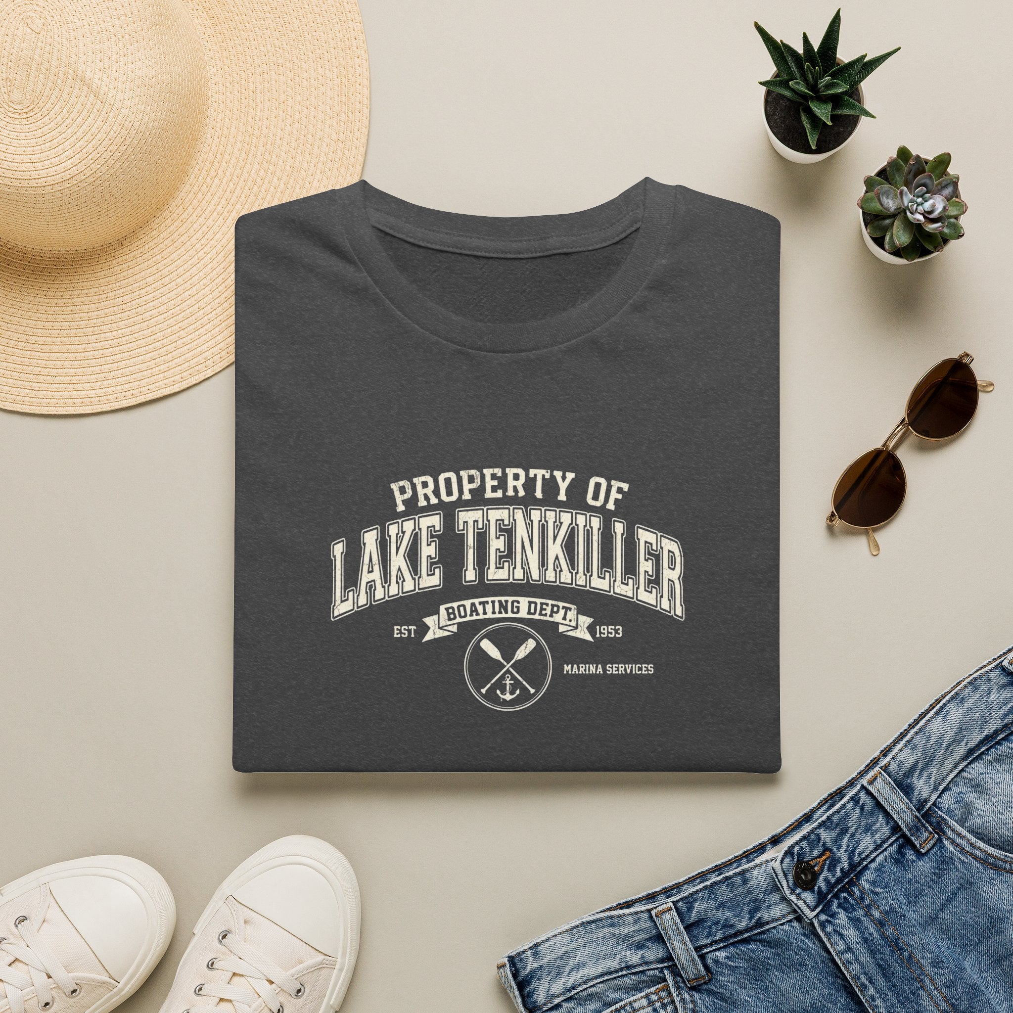Lake Tenkiller T-Shirt – "Property of Lake Tenkiller" Vintage Boating Tee