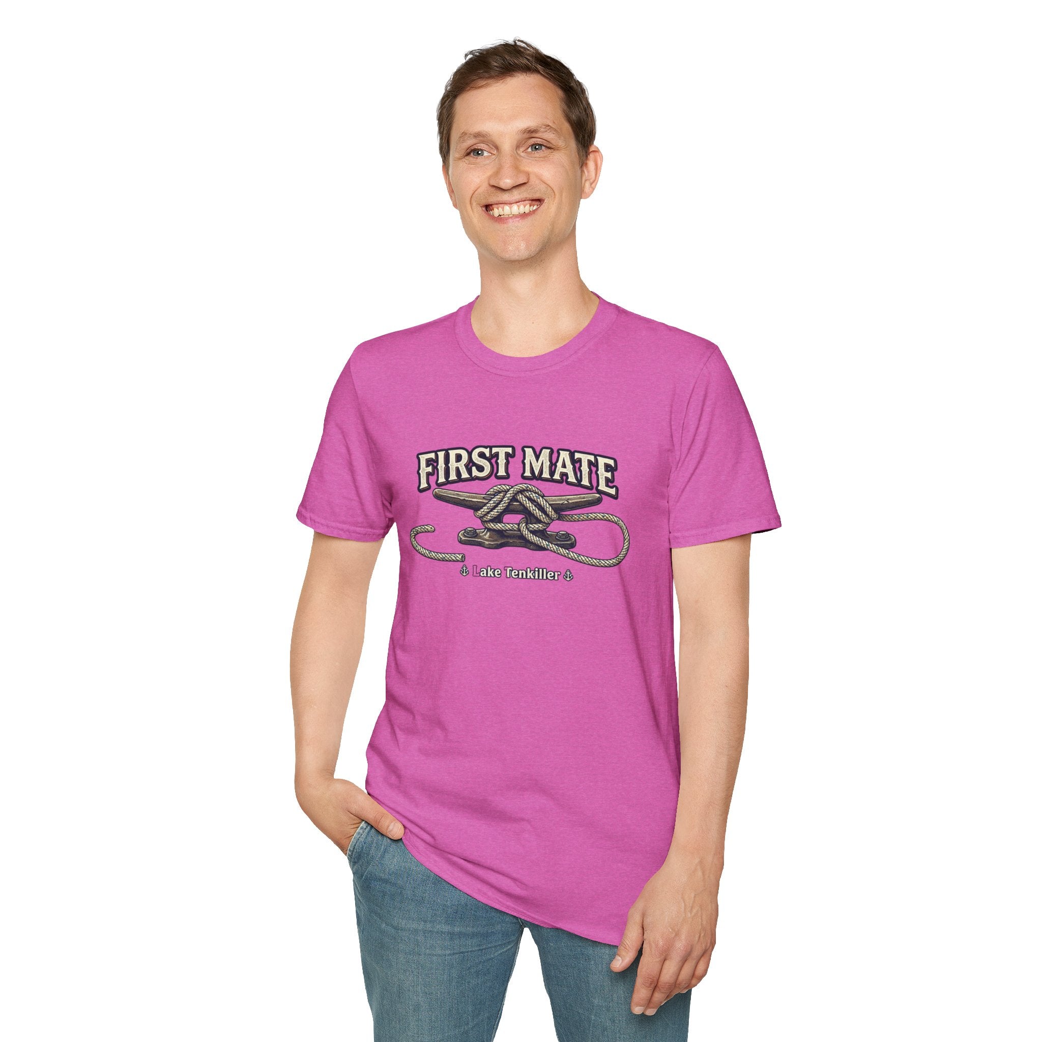 First Mate T-Shirt – Nautical Knot Crew Shirt (Lake Tankiller)