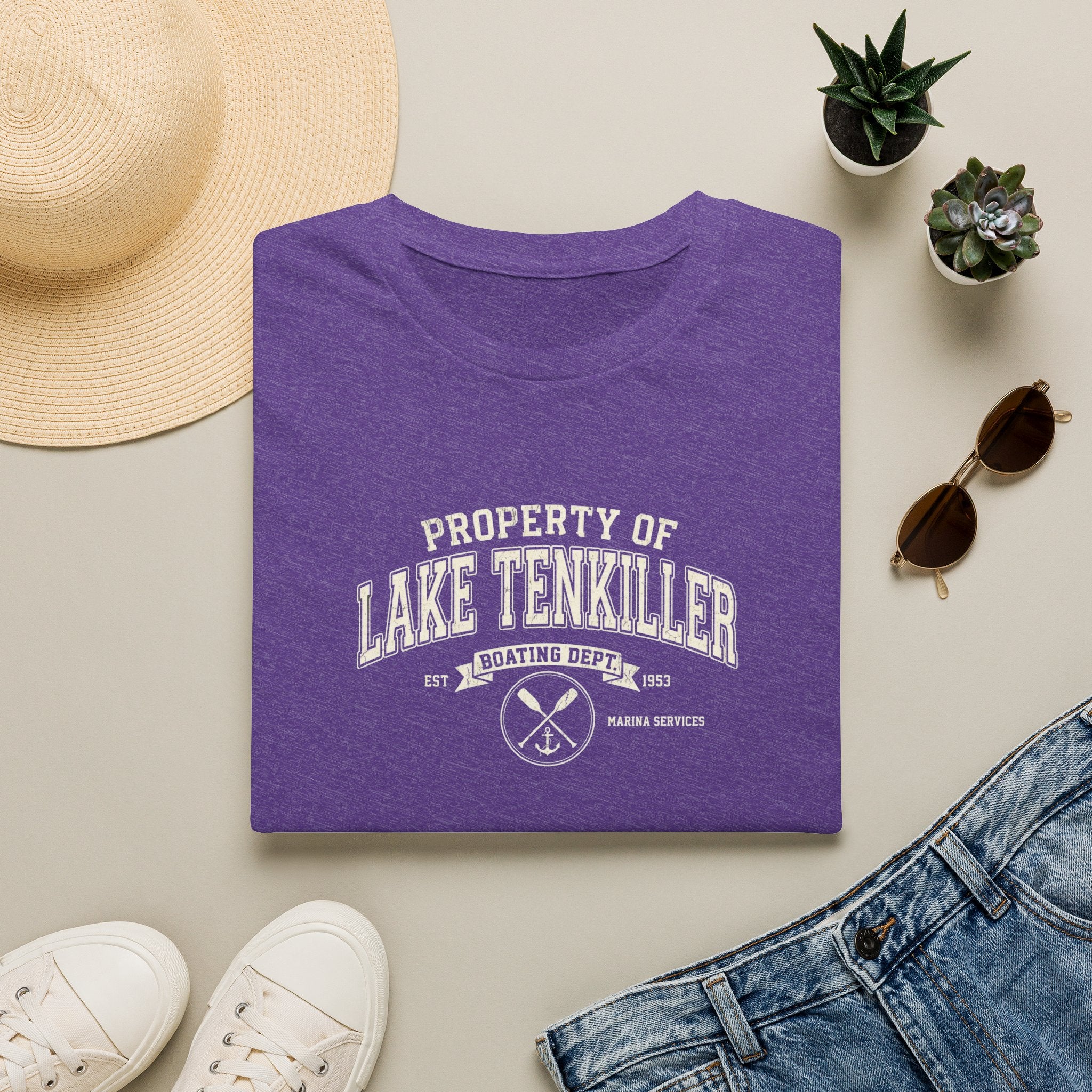 Lake Tenkiller T-Shirt – "Property of Lake Tenkiller" Vintage Boating Tee