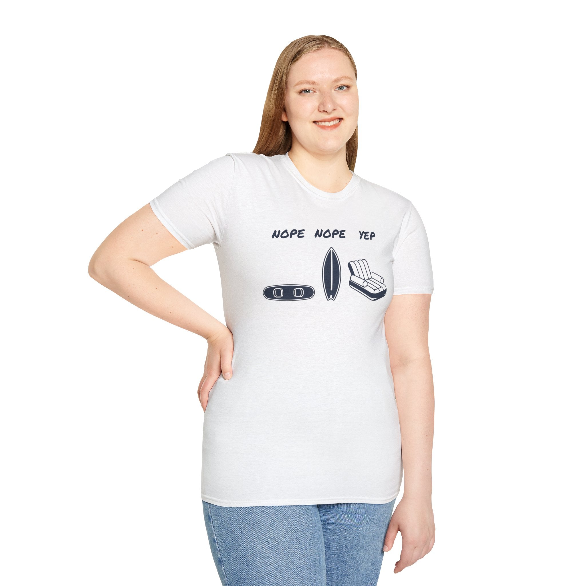 Nope Nope Yep Surf & Float Graphic T-Shirt