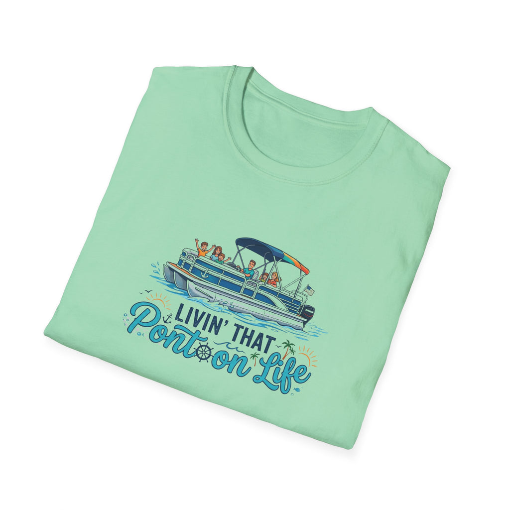 Pontoon Life T-Shirt — "Livin' That Pontoon Life" Boating Tee