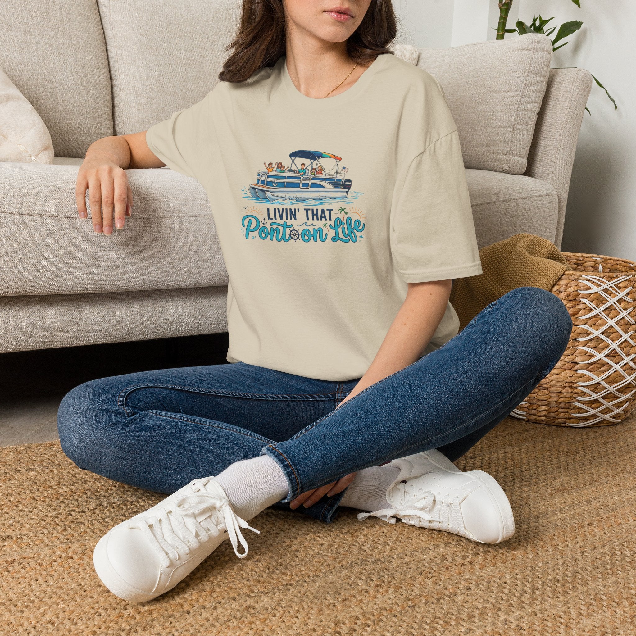 Pontoon Life T-Shirt — "Livin' That Pontoon Life" Boating Tee