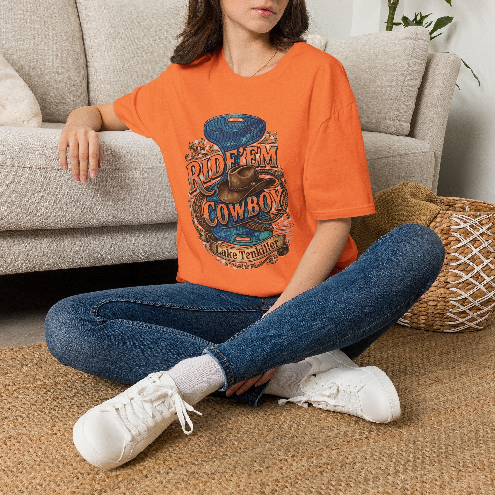 Water Saddle T-Shirt — "Ride 'Em Cowboy" Western Graphic Tee