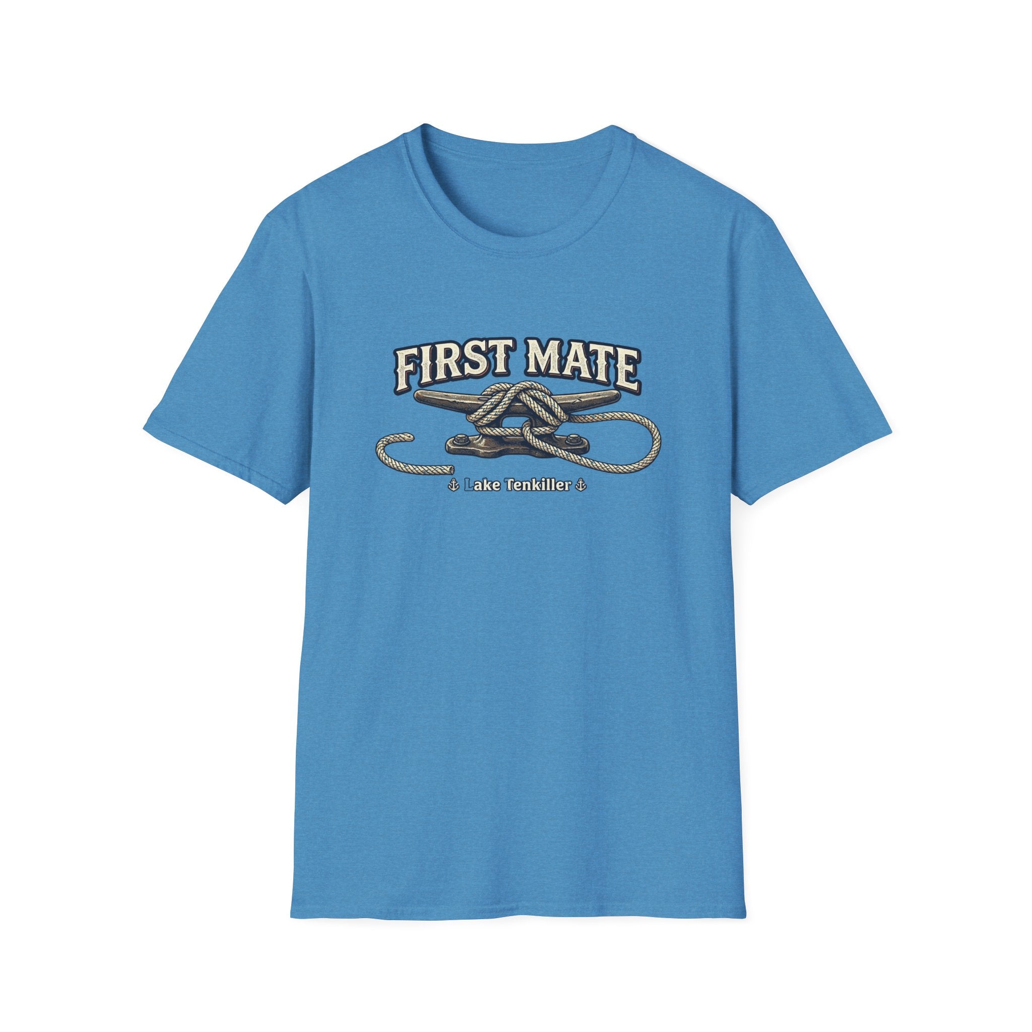 First Mate T-Shirt – Nautical Knot Crew Shirt (Lake Tankiller)