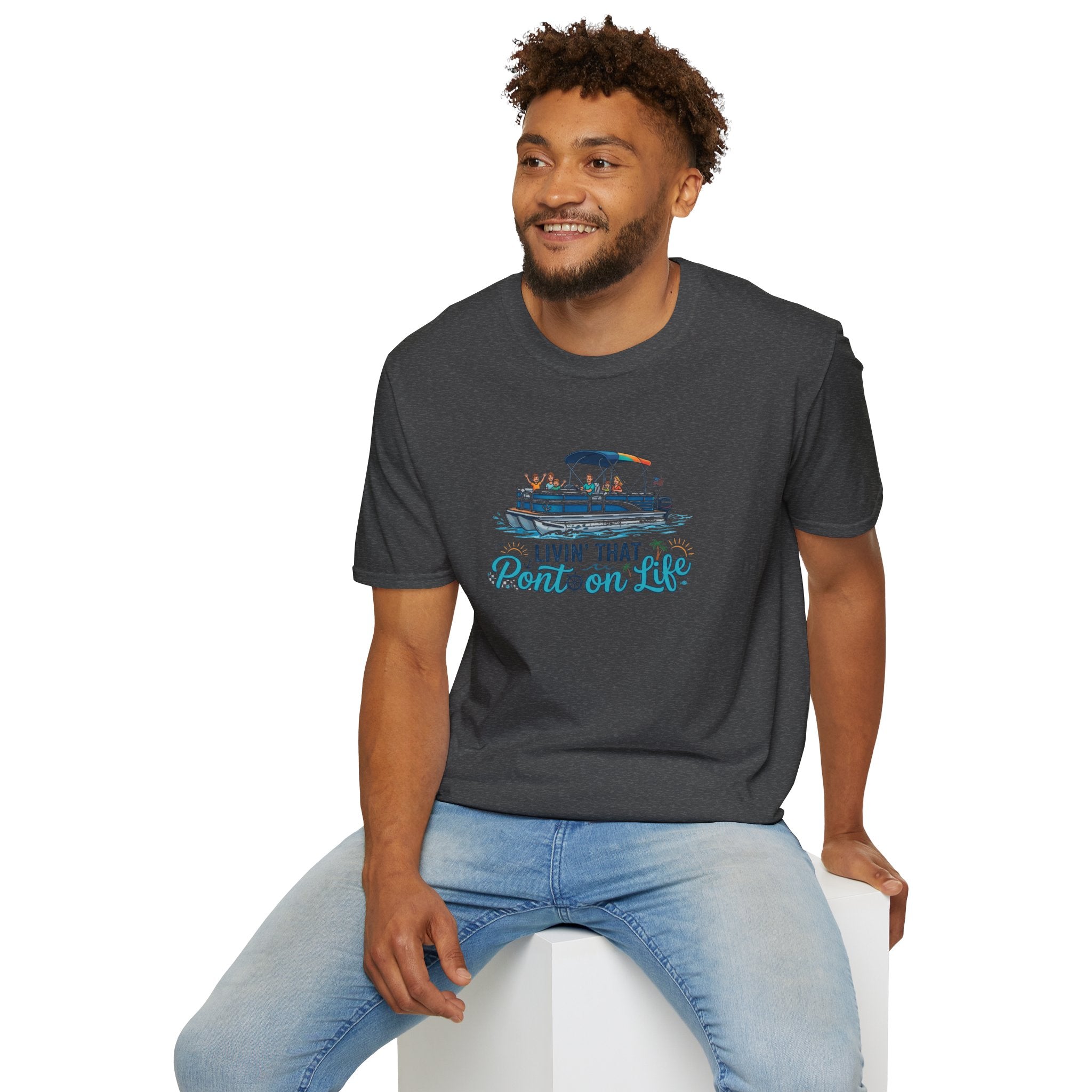 Pontoon Life T-Shirt — "Livin' That Pontoon Life" Boating Tee