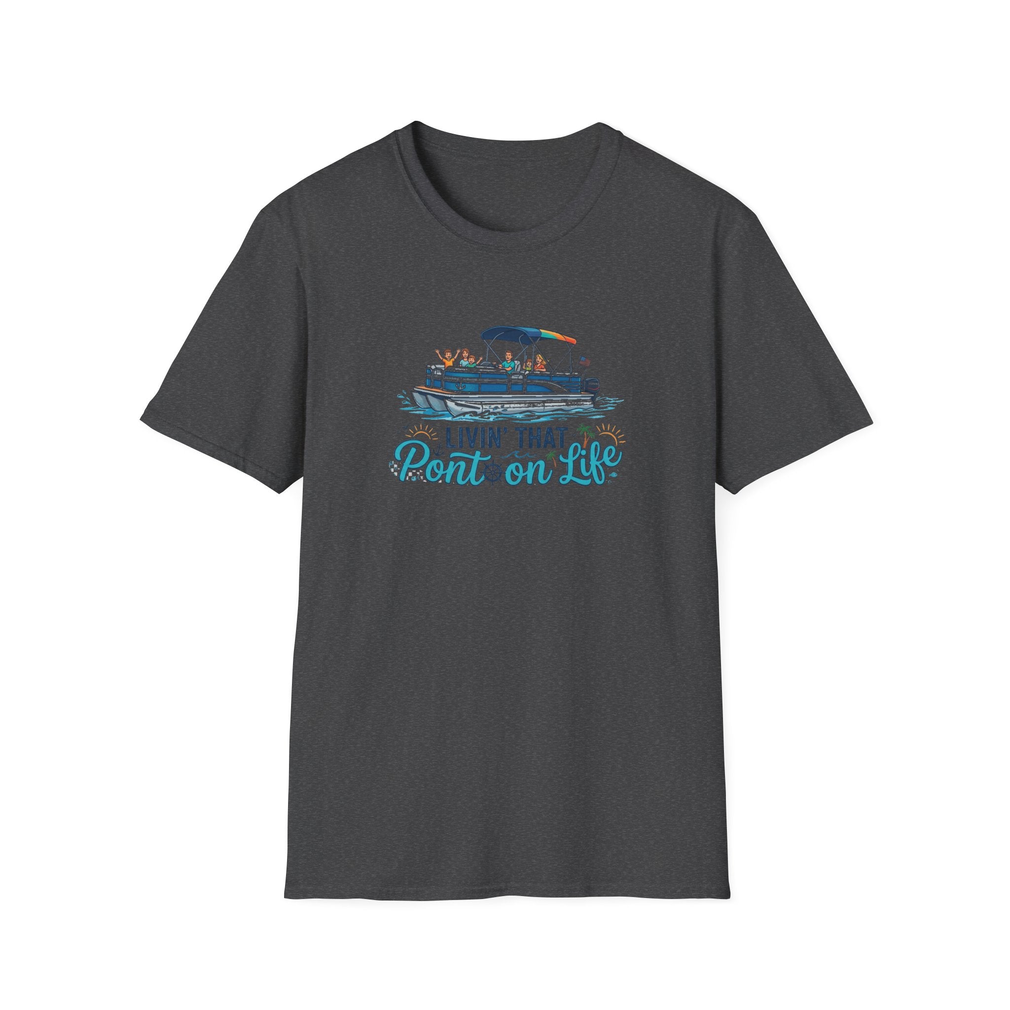 Pontoon Life T-Shirt — "Livin' That Pontoon Life" Boating Tee
