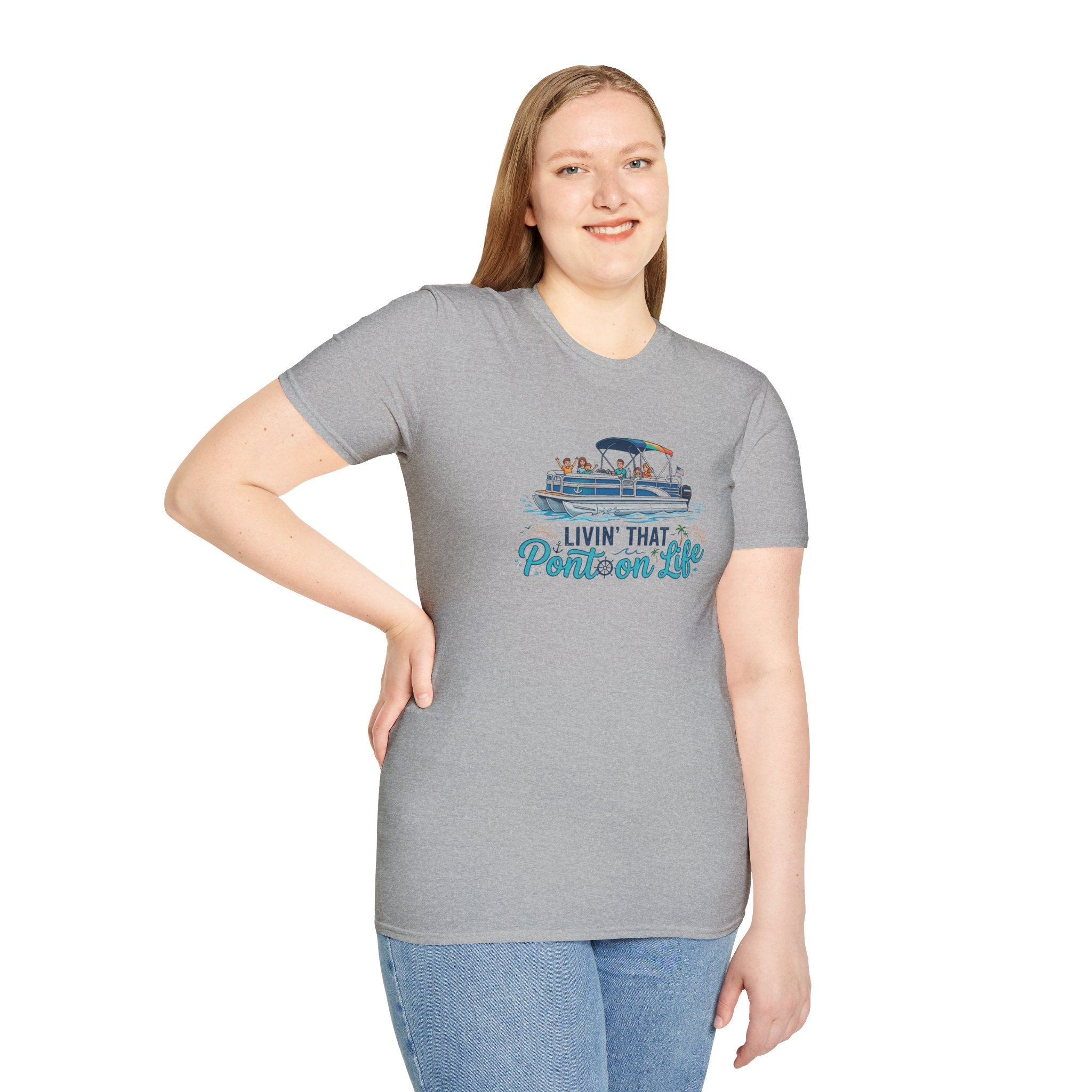 Pontoon Life T-Shirt — "Livin' That Pontoon Life" Boating Tee
