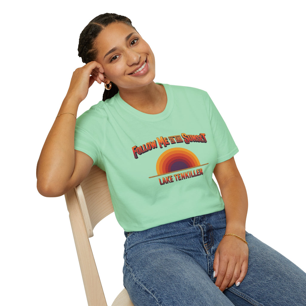 Follow Me to the Sunset Lake Tenkiller T-Shirt