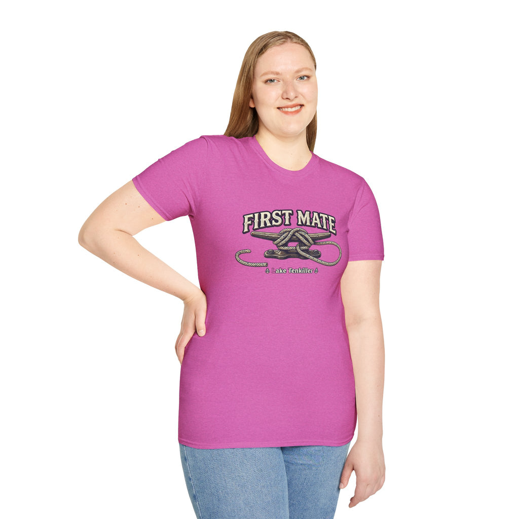 First Mate T-Shirt – Nautical Knot Crew Shirt (Lake Tankiller)