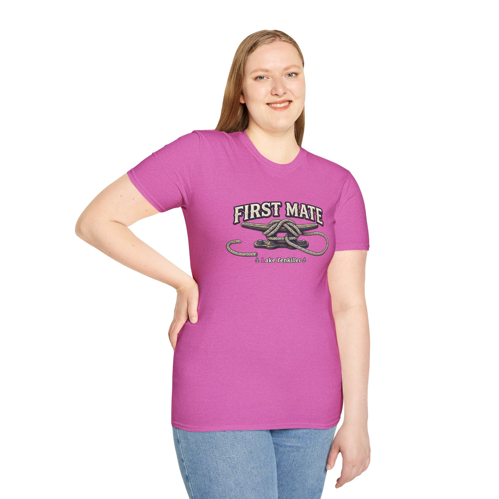 First Mate T-Shirt – Nautical Knot Crew Shirt (Lake Tankiller)
