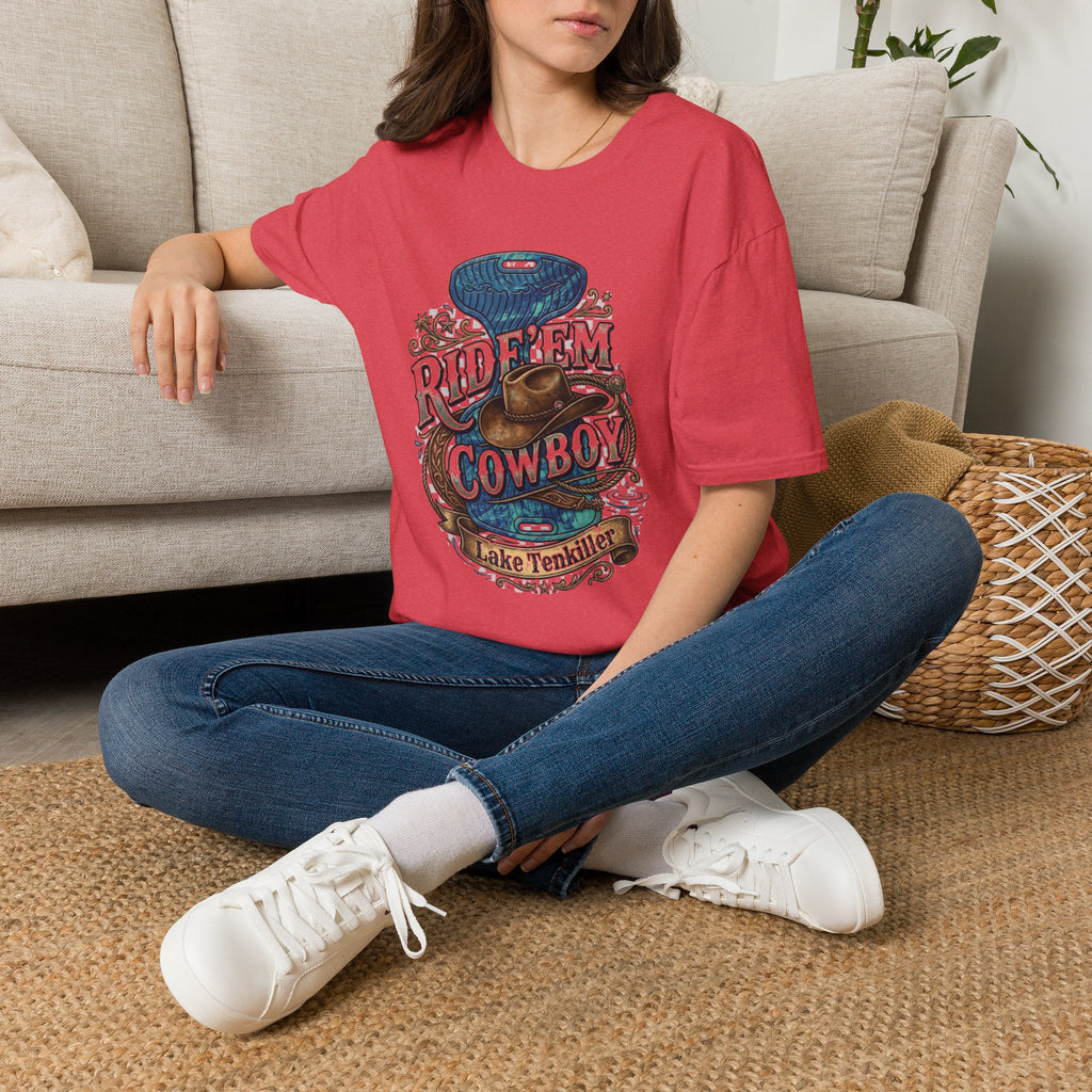 Water Saddle T-Shirt — "Ride 'Em Cowboy" Western Graphic Tee