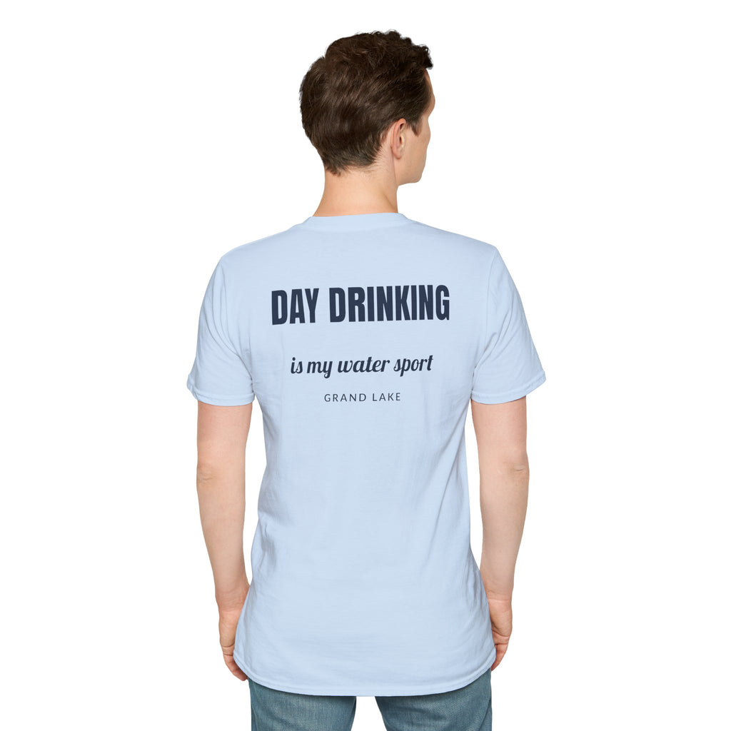 Day Drinking Grand Lake T-Shirt — 'Day Drinking Is My Water Sport'