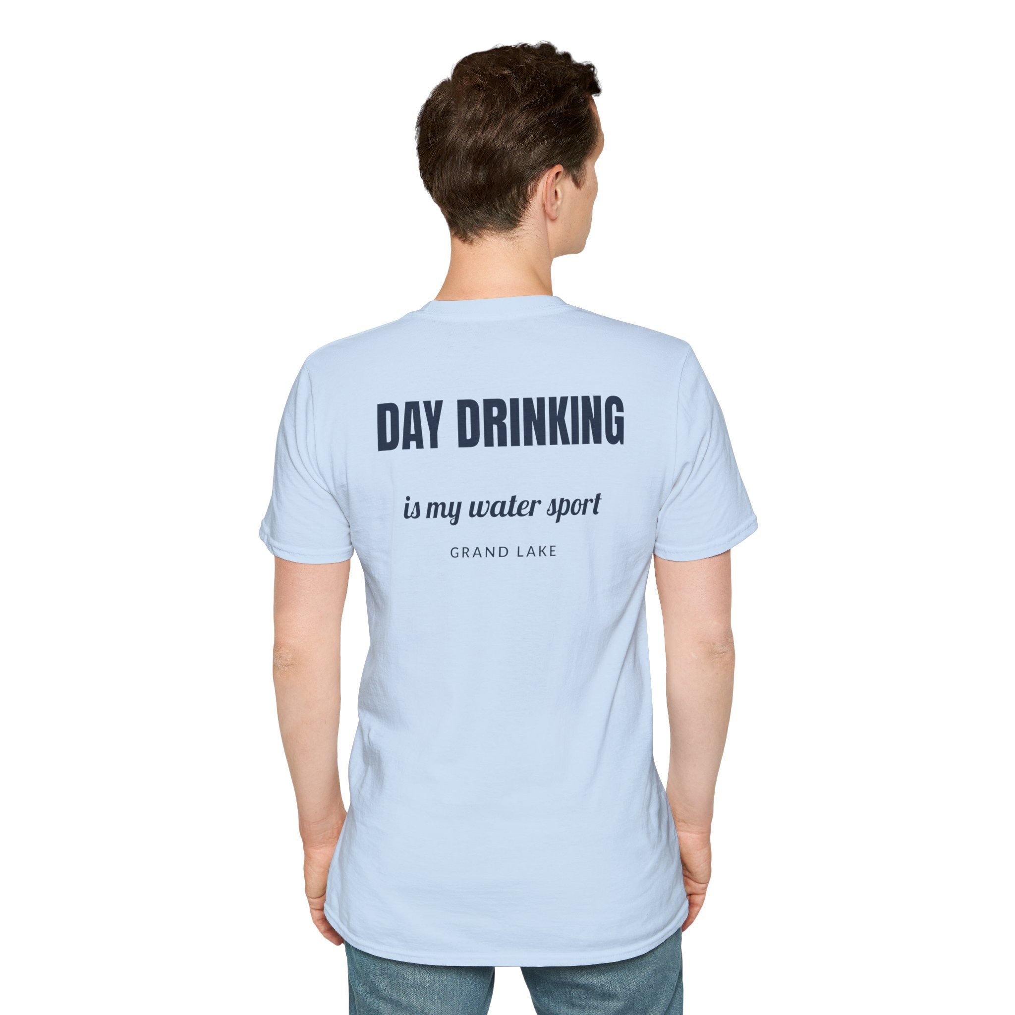 Day Drinking Grand Lake T-Shirt — 'Day Drinking Is My Water Sport'