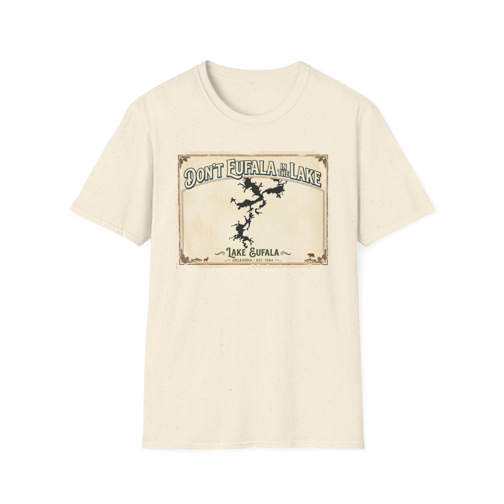 Don’t Eufala in the Lake T-Shirt — Vintage Lake Map Tee