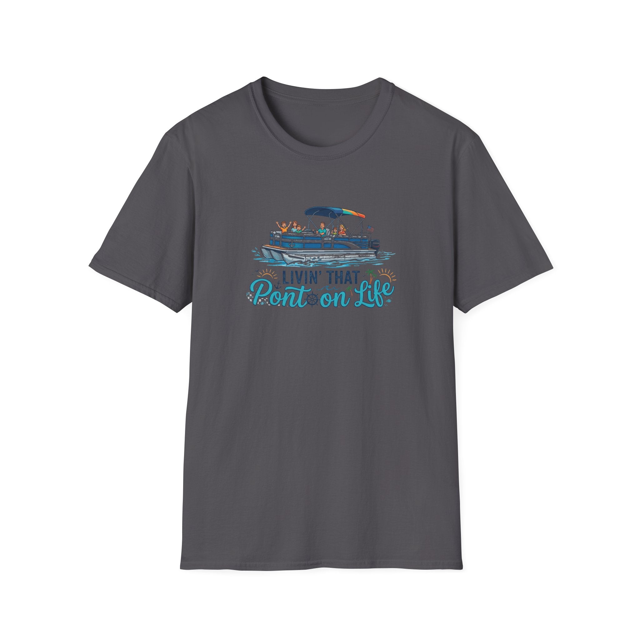 Pontoon Life T-Shirt — "Livin' That Pontoon Life" Boating Tee
