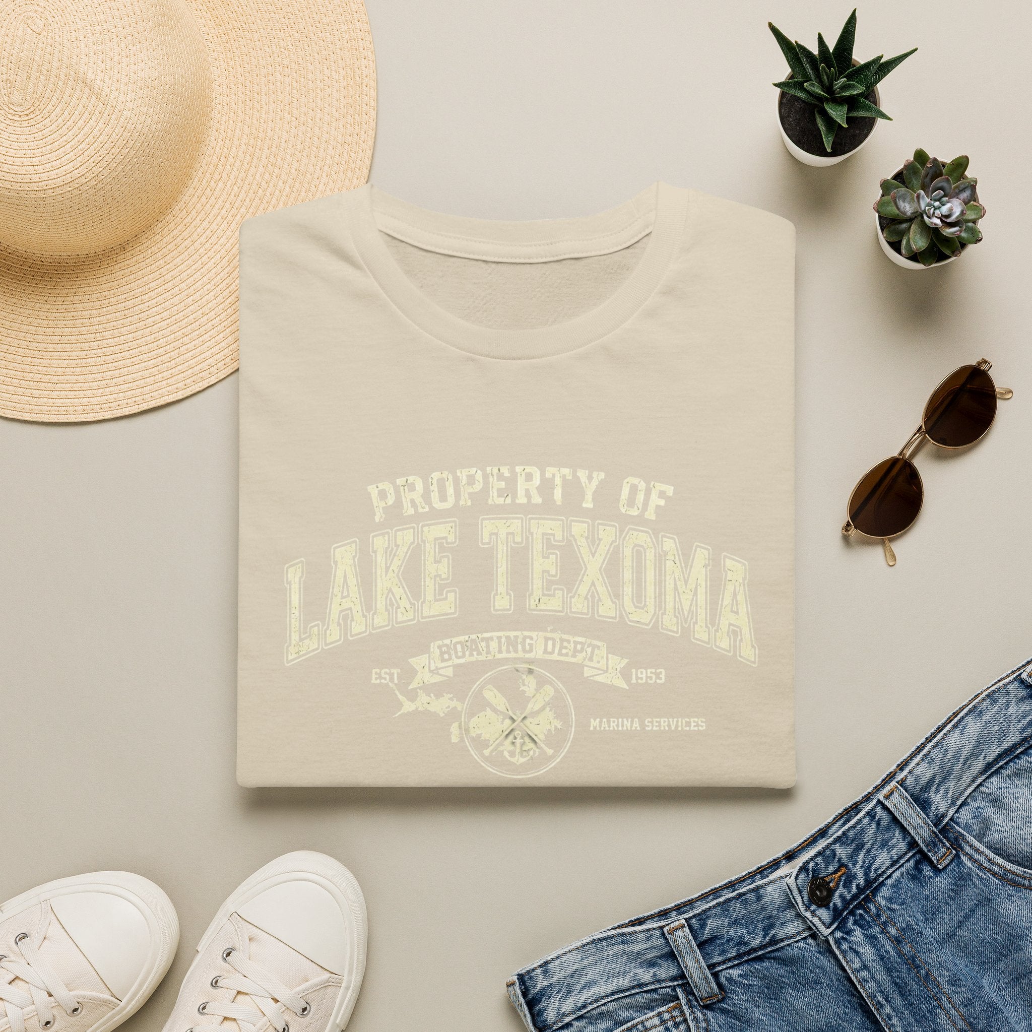 Property of Lake Texoma Boating Dept T-Shirt