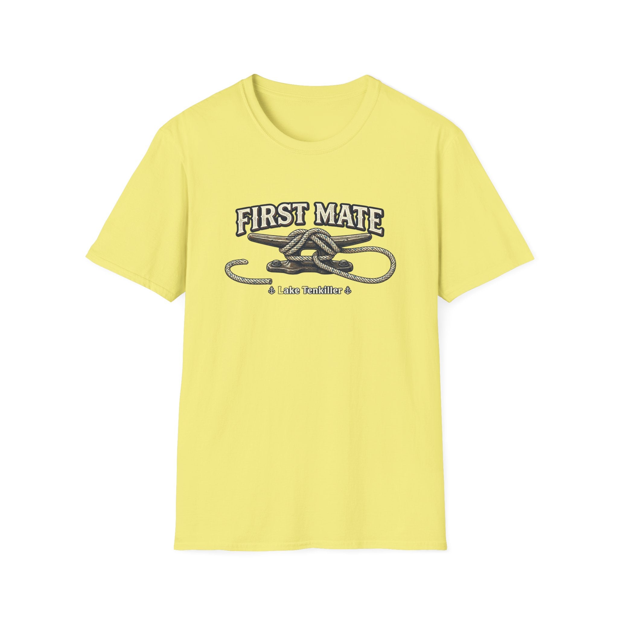 First Mate T-Shirt – Nautical Knot Crew Shirt (Lake Tankiller)