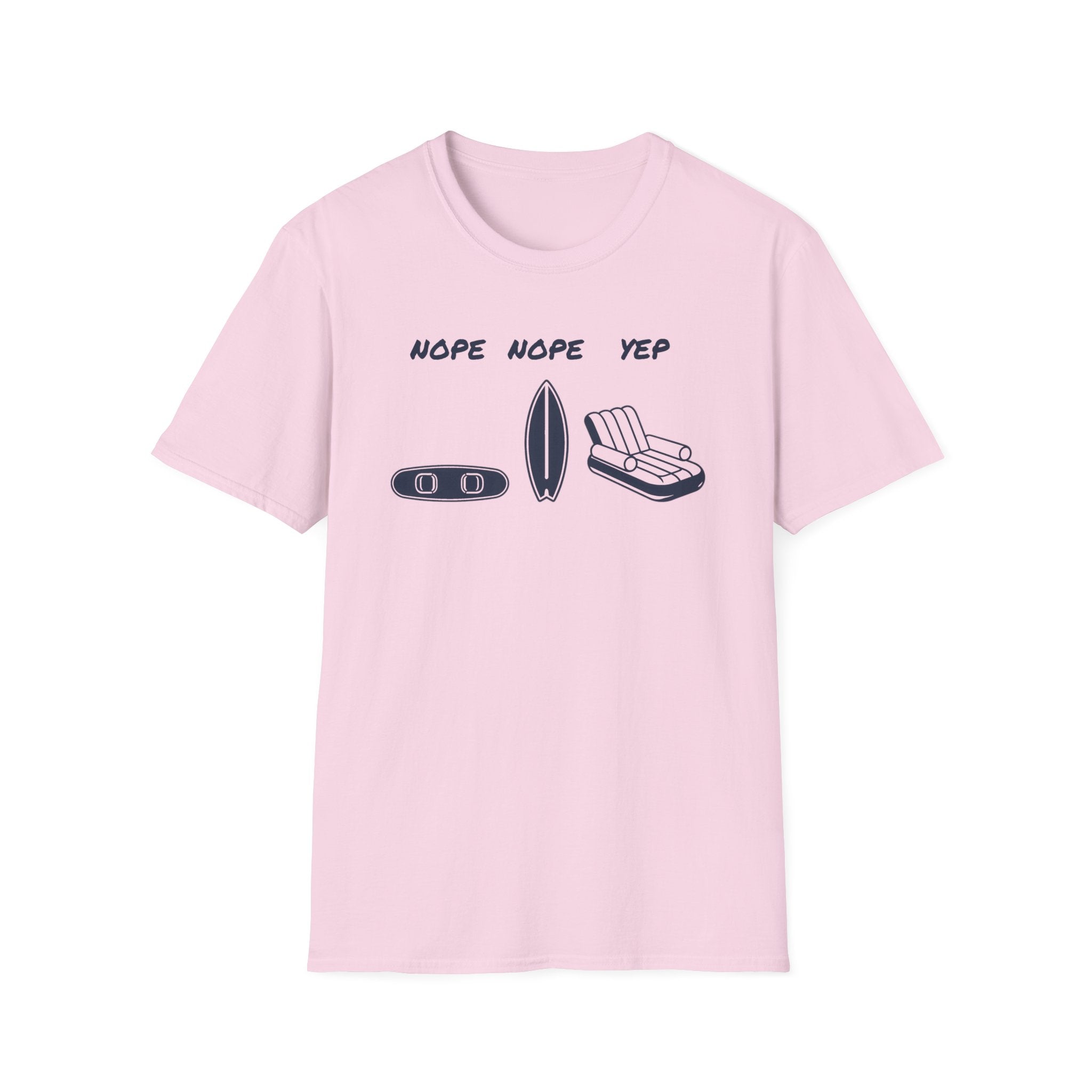Nope Nope Yep Surf & Float Graphic T-Shirt