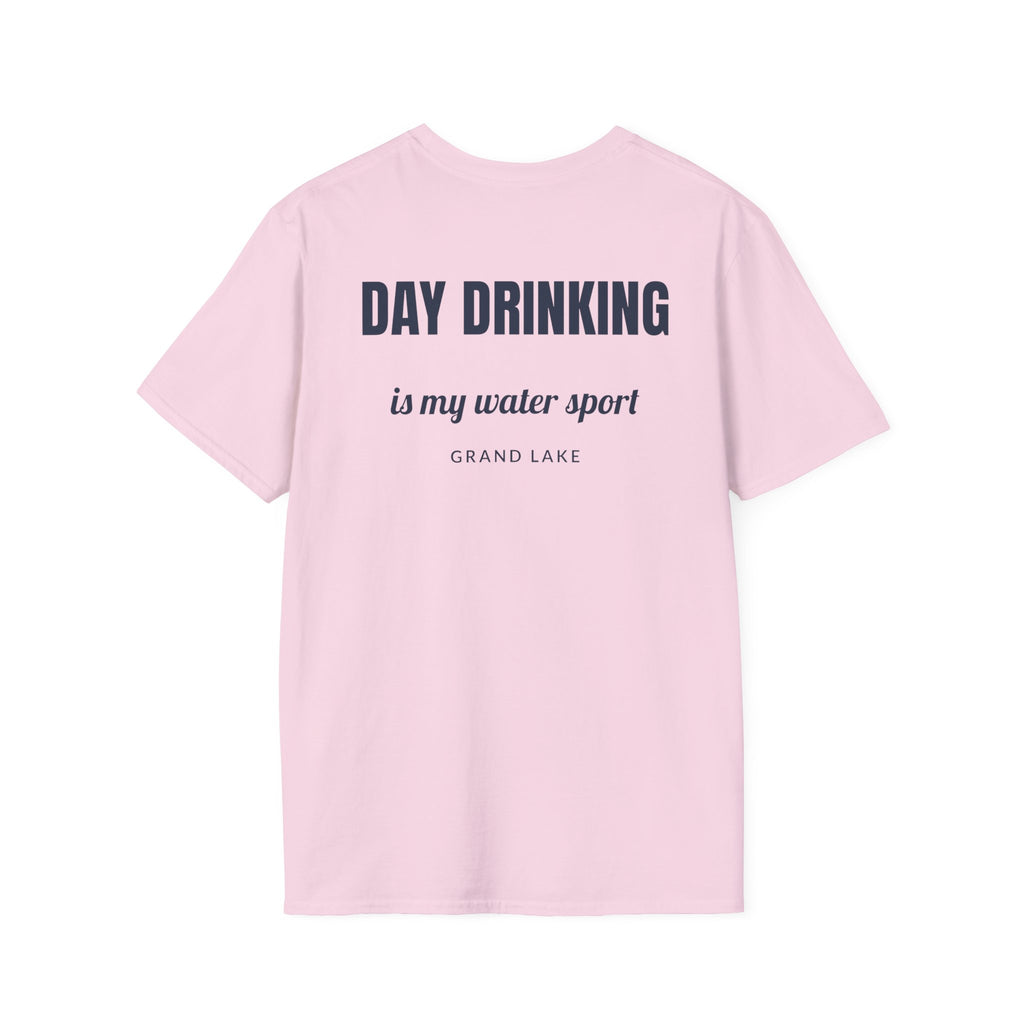 Day Drinking Grand Lake T-Shirt — 'Day Drinking Is My Water Sport'