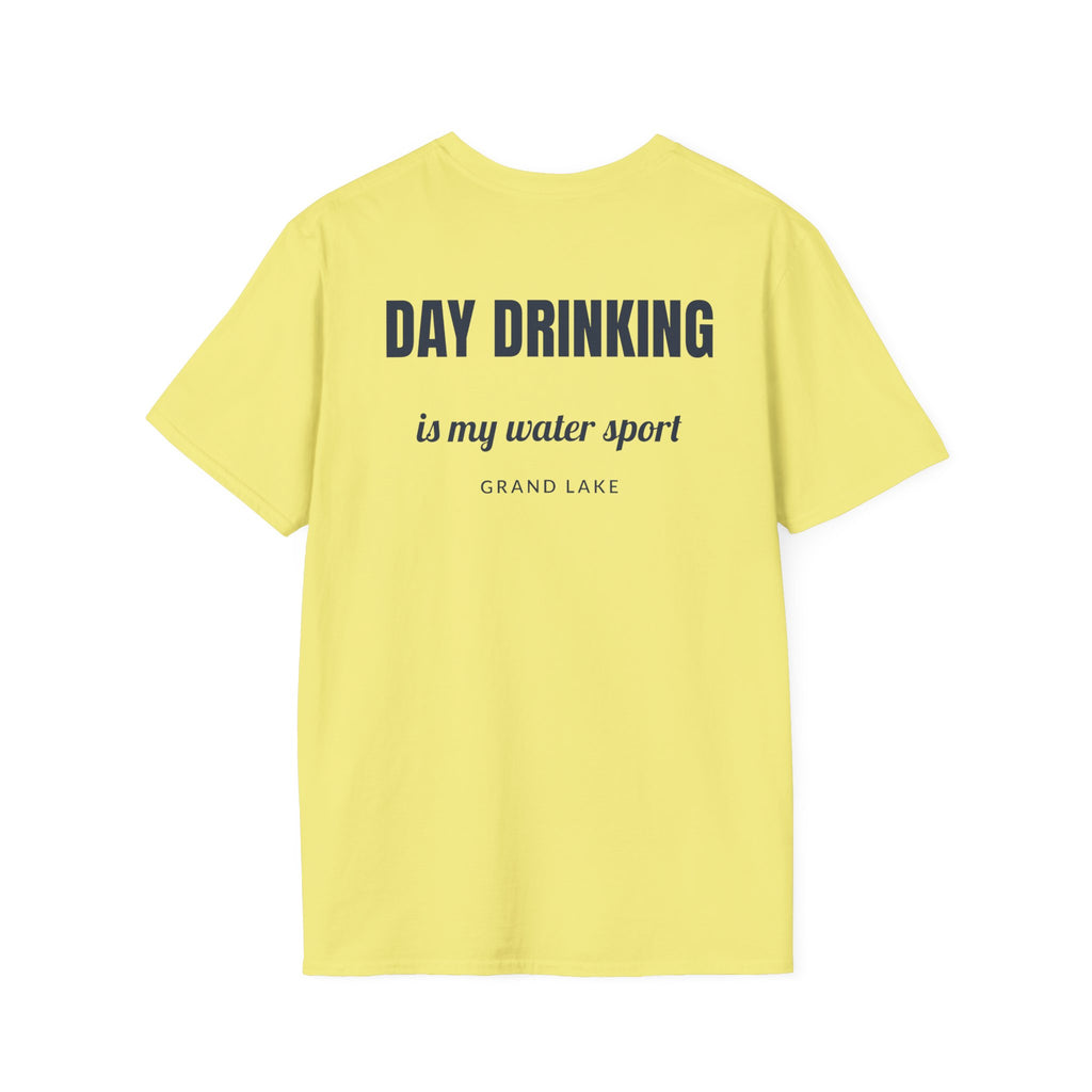 Day Drinking Grand Lake T-Shirt — 'Day Drinking Is My Water Sport'